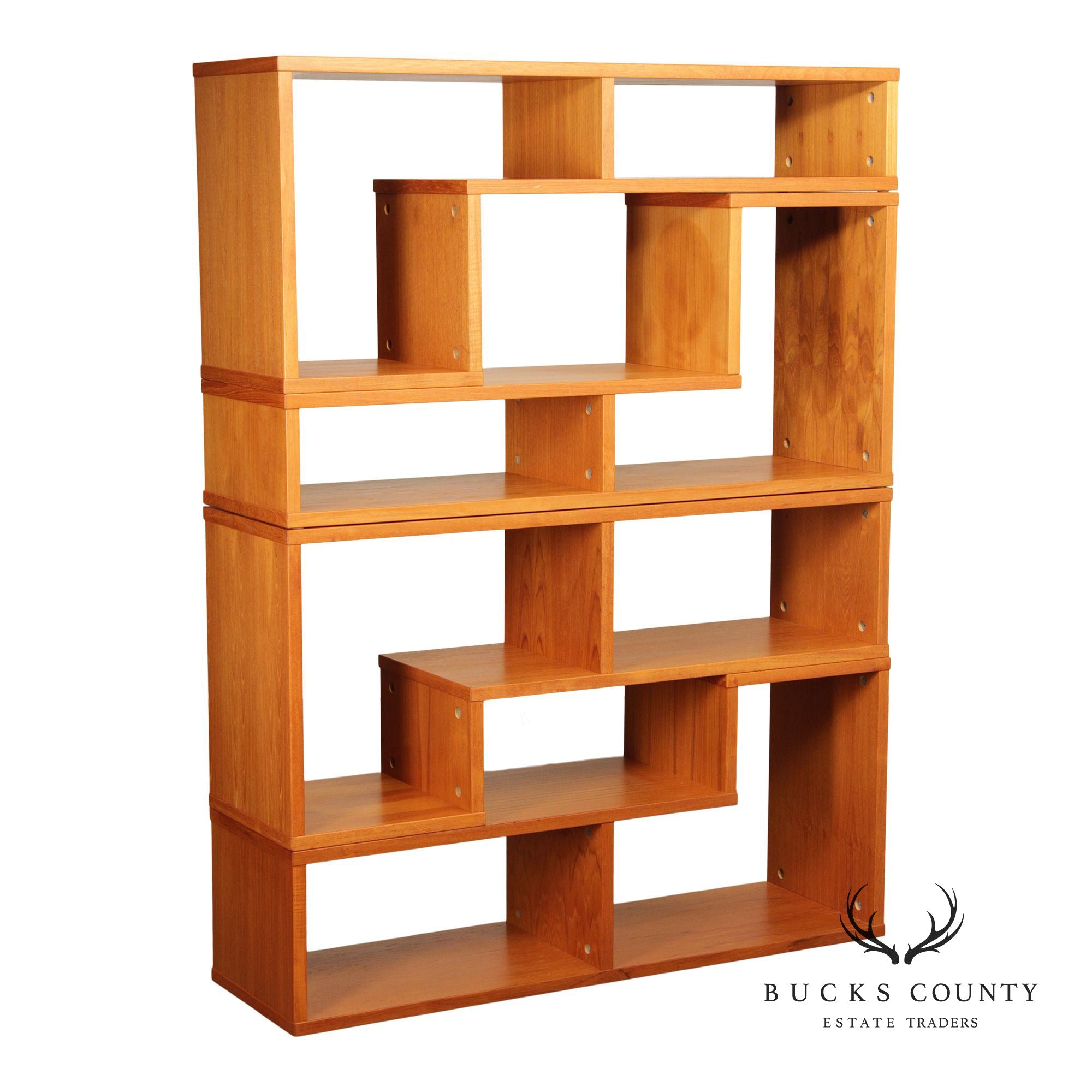 Danish Modern Teak Modular Bookcase
