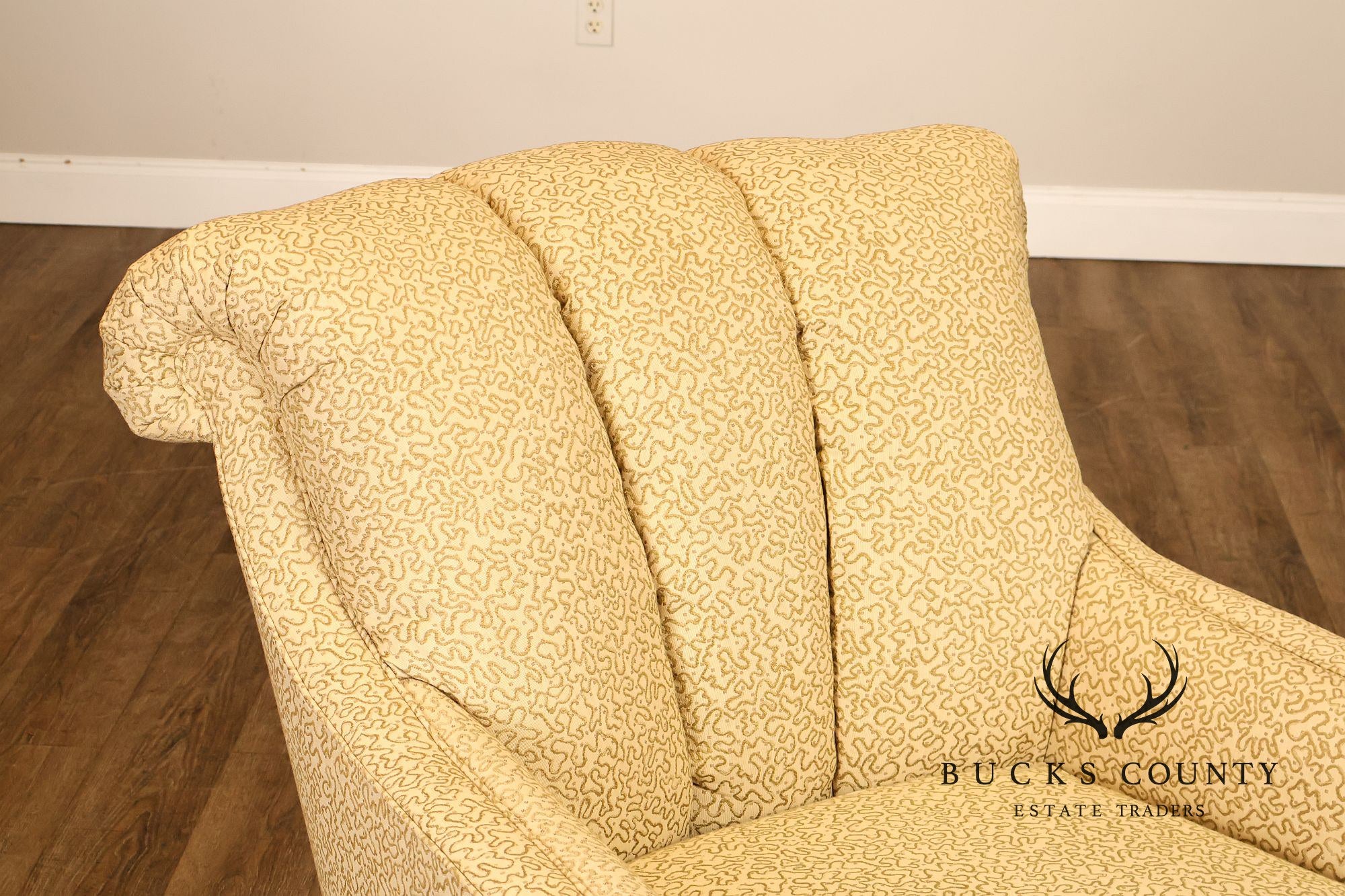 JRS Furniture Pair Of Upholstered Club Chairs