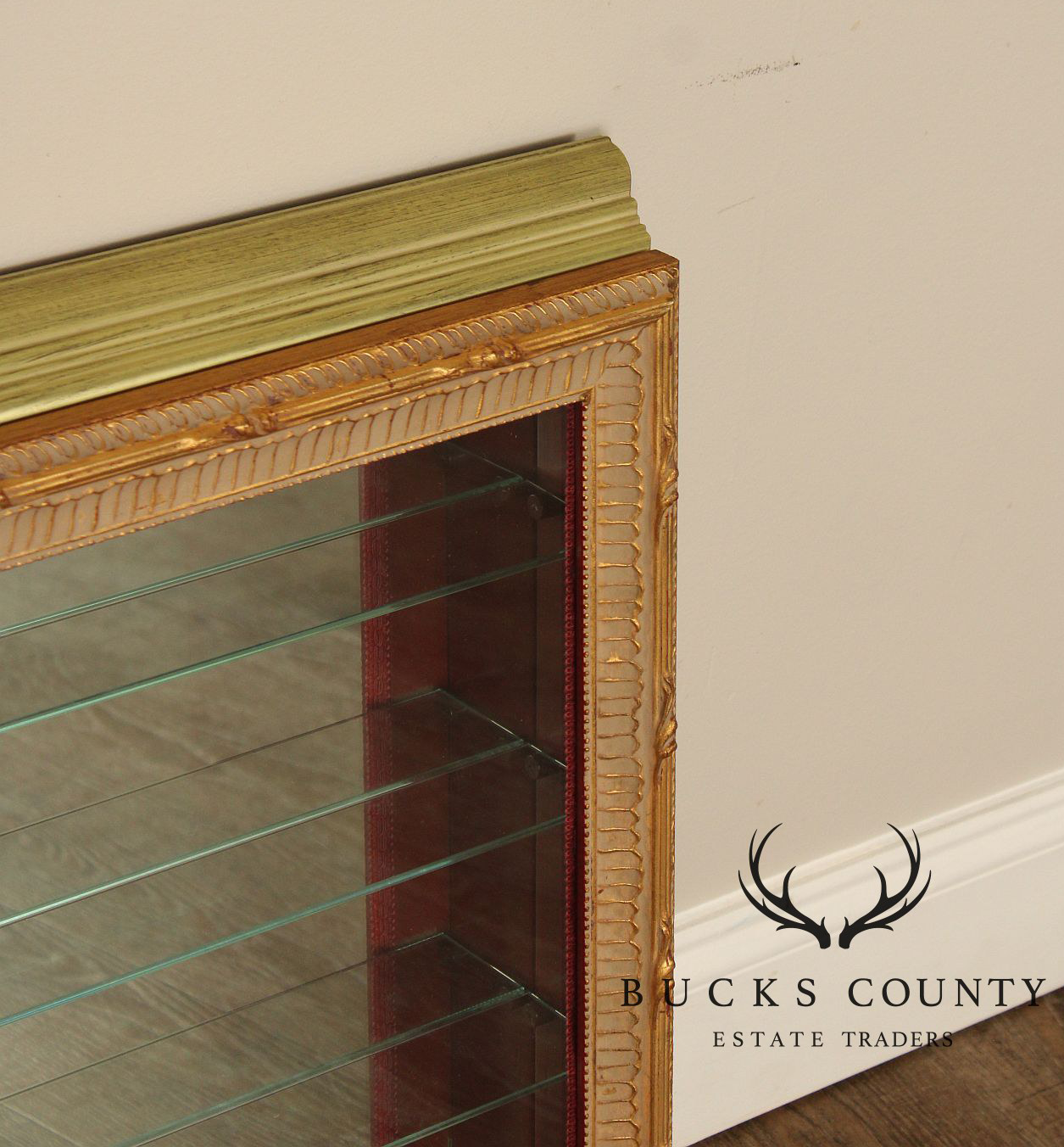 Italian Gold Framed Hanging Display Case