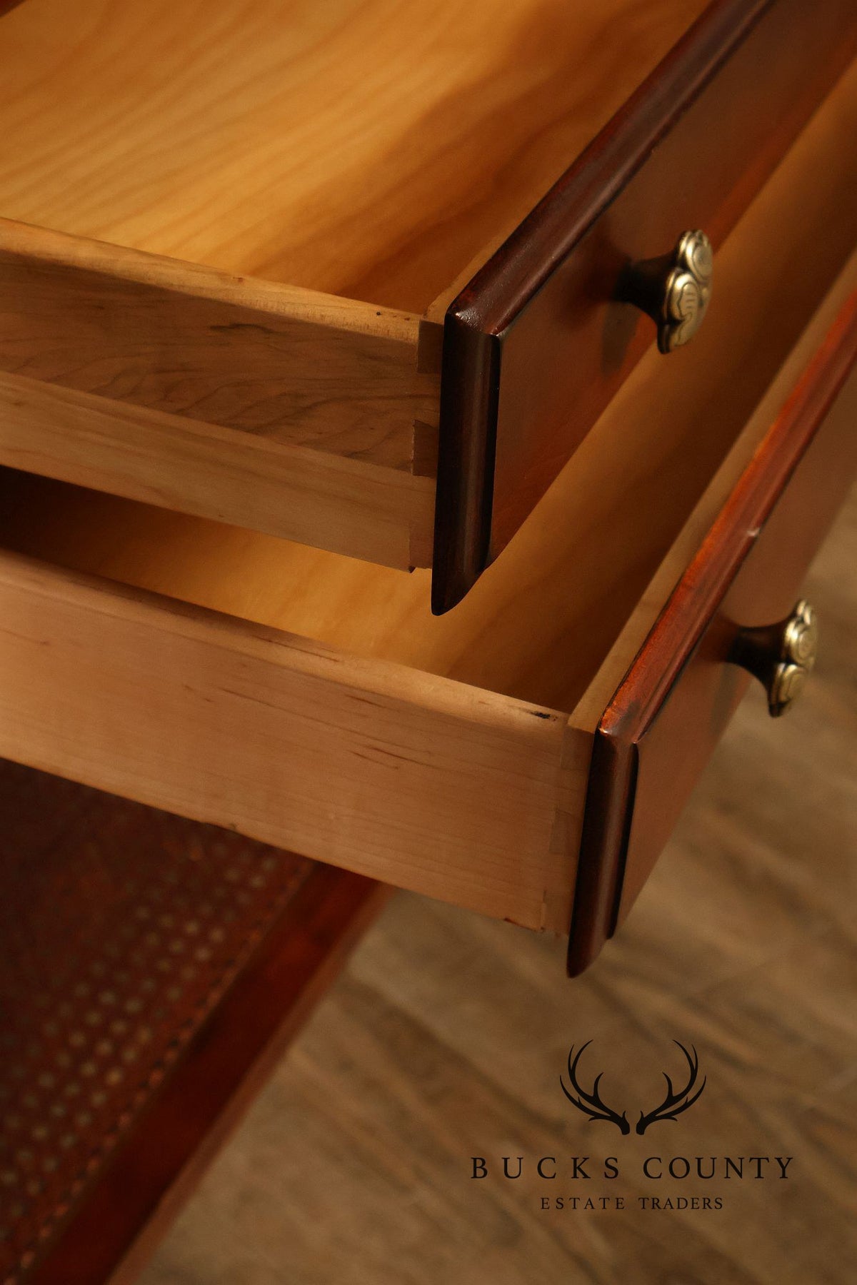 Ethan Allen British Classics Pair Of Two-Drawer Nightstands