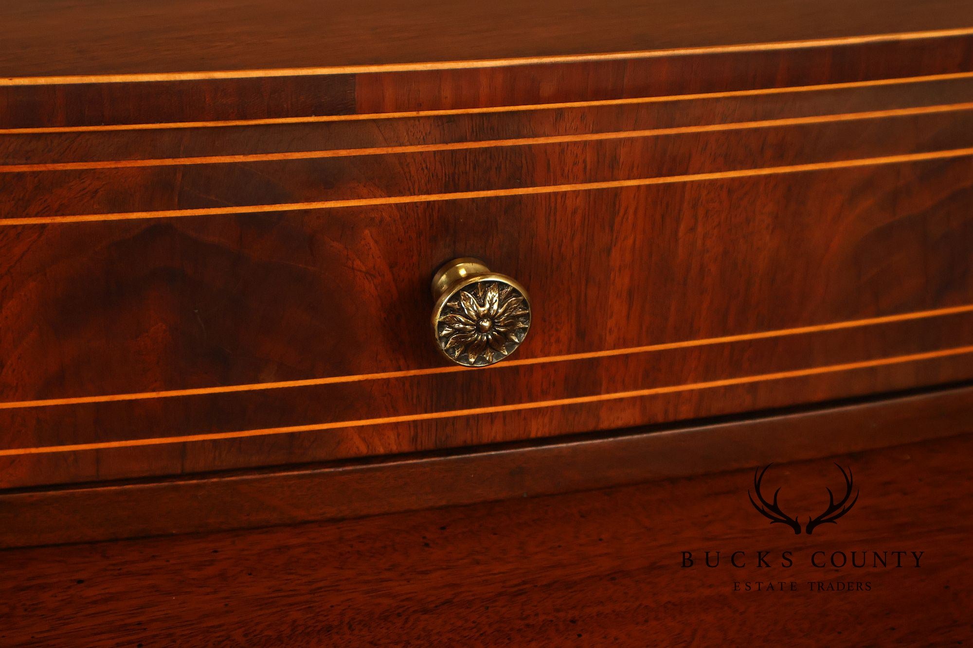 1940's Baker Regency Style Mahogany Sideboard