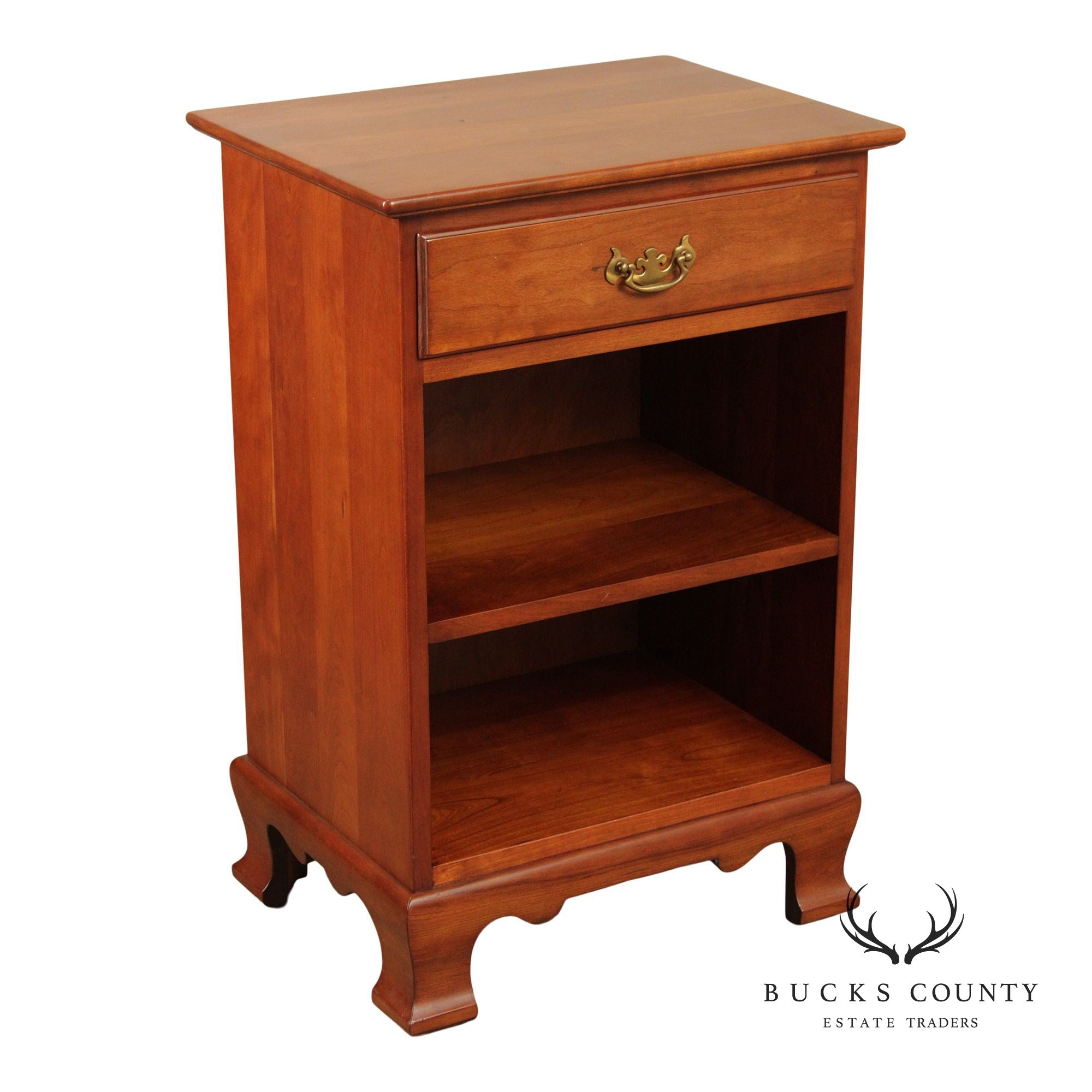 Stickley Cherry Valley Chippendale Style Nightstand