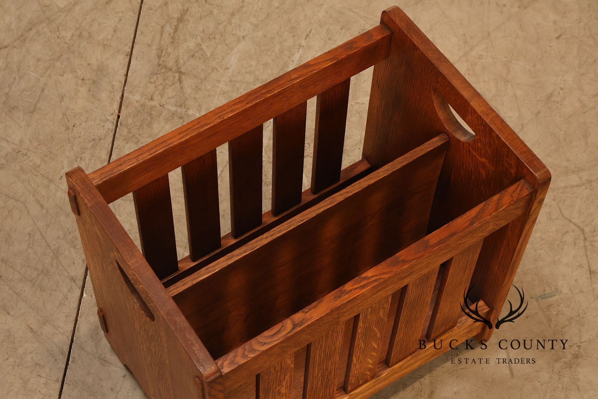 Stickley Mission Collection Oak Magazine Rack