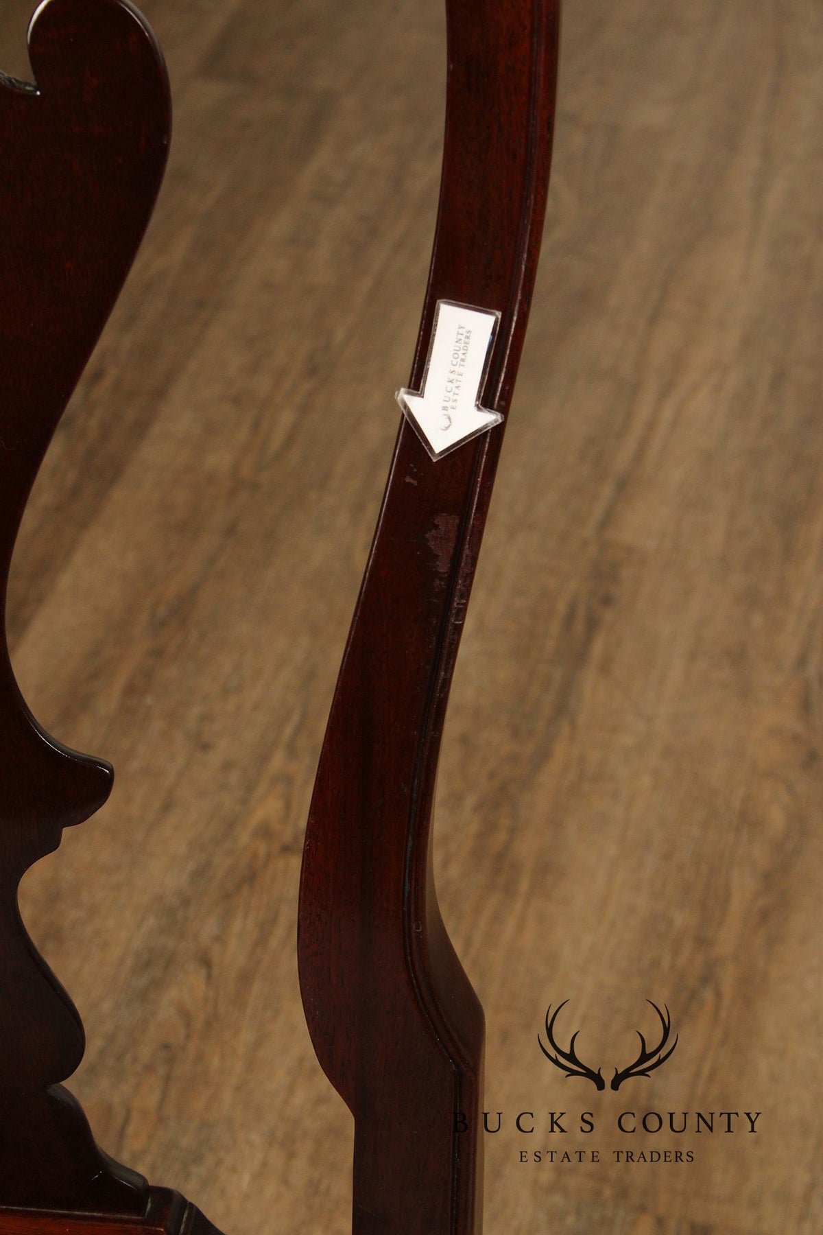Stickley Queen Anne Style Set of Eight Mahogany Dining Chairs