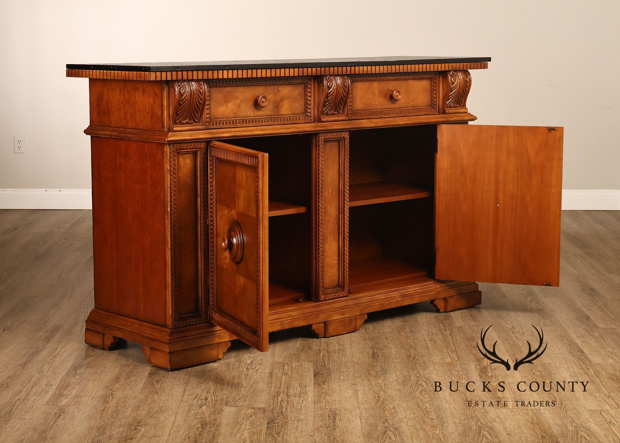 Century Furniture Chatsworth Collection Slate Top Sideboard Credenza