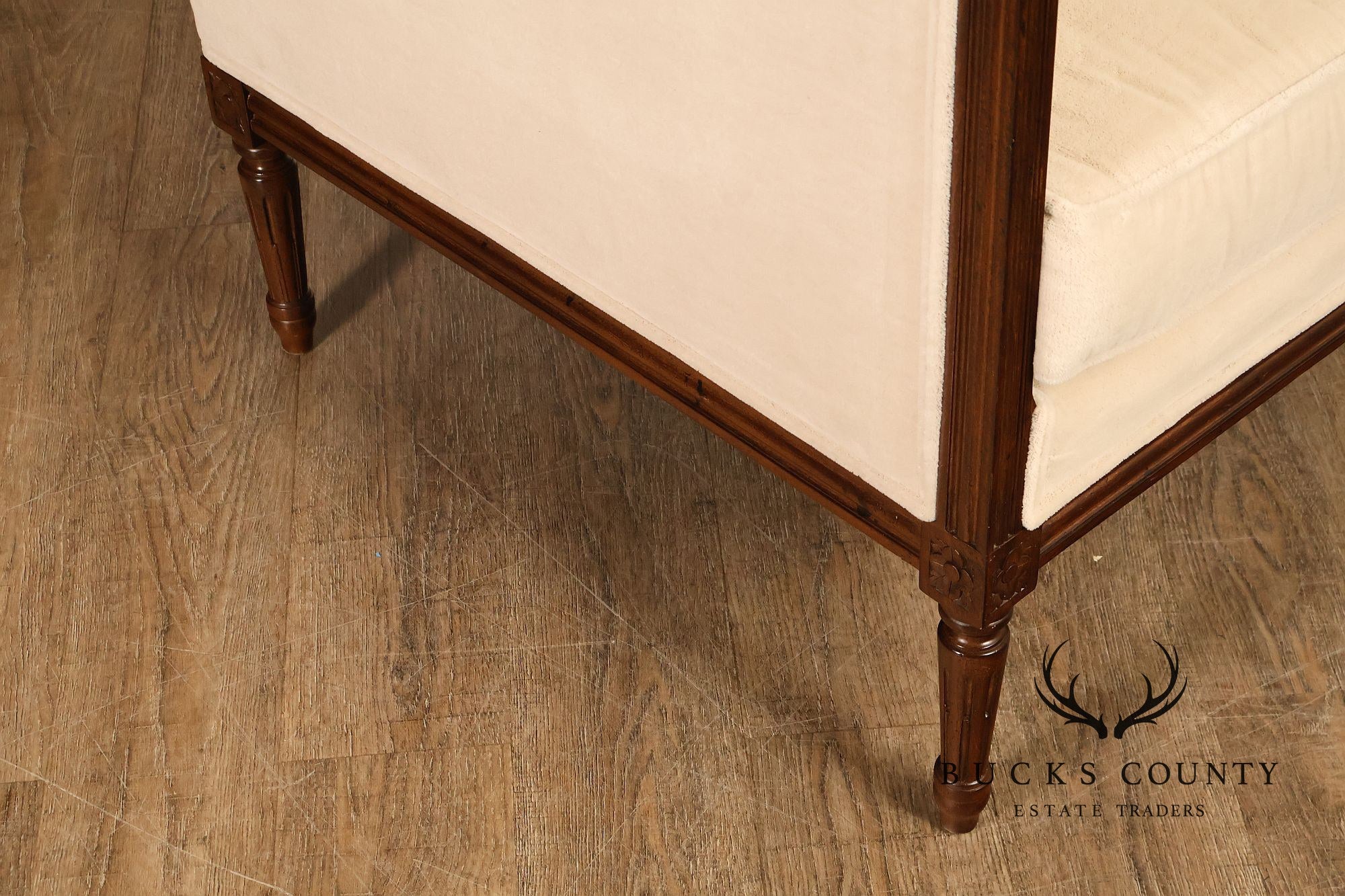 Edward Ferrell French Louis XVI Style Loveseat Sofa