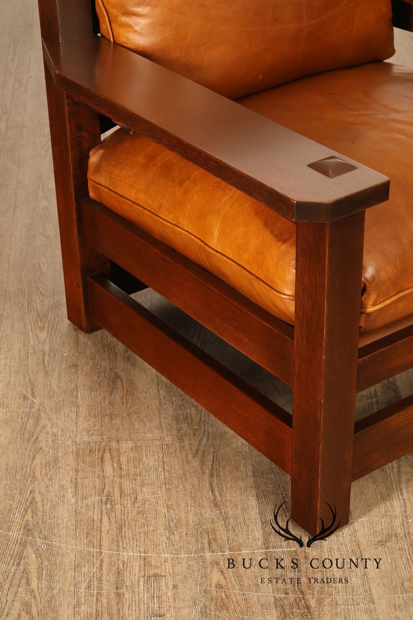 Stickley Mission Collection Oak Eastwood Lounge Chair