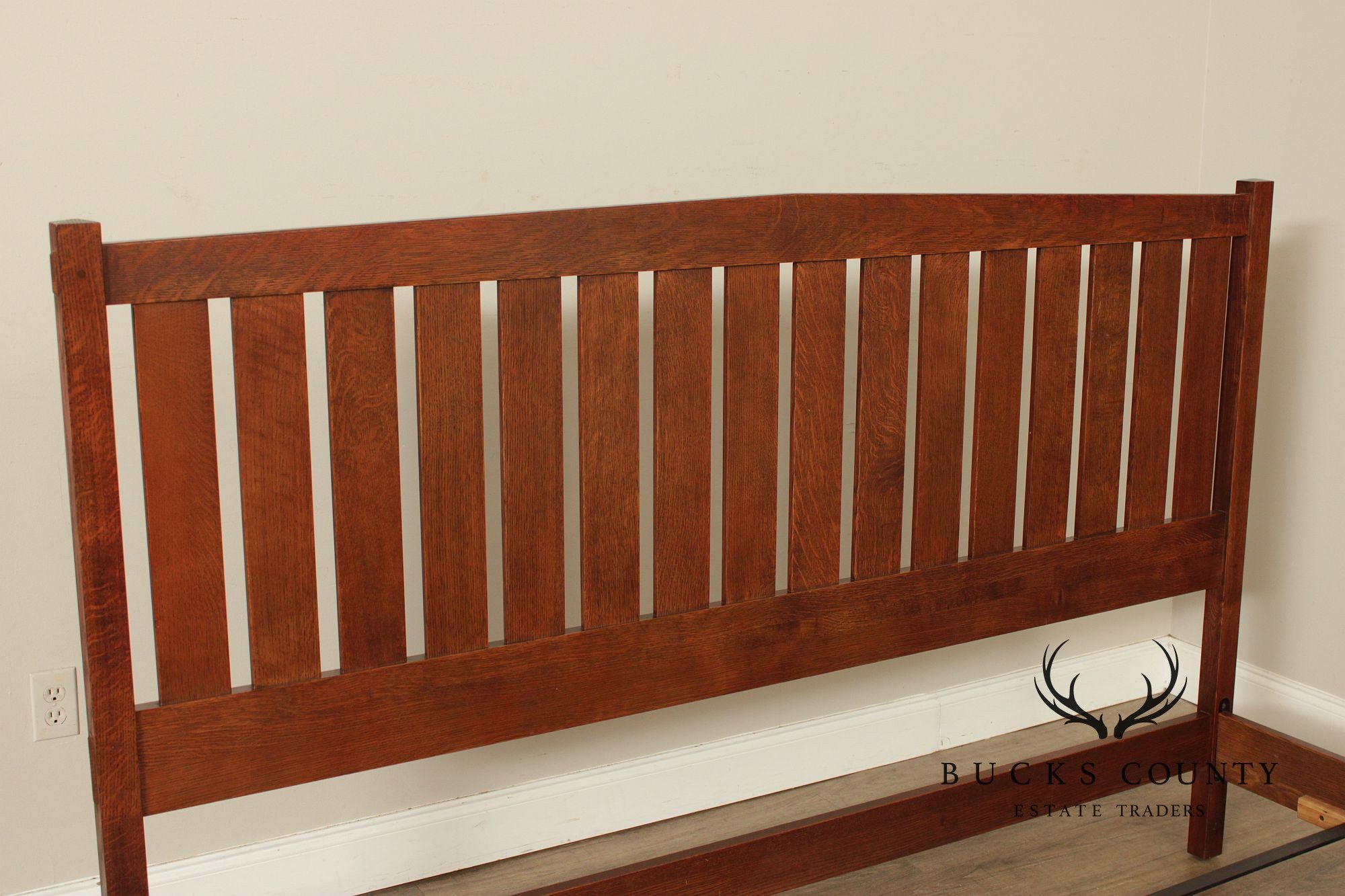 Stickley Mission Collection Oak King Size Bed