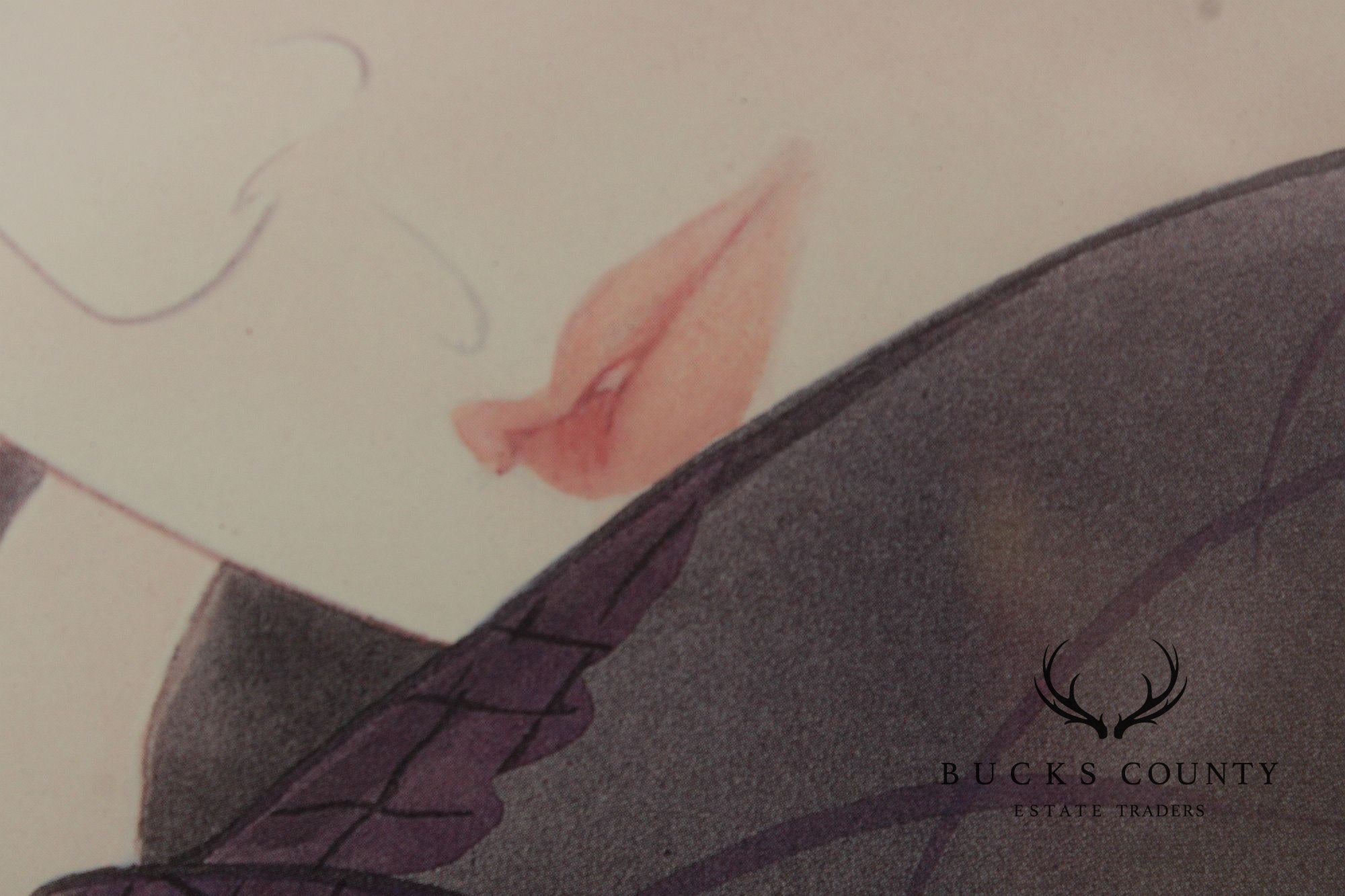 Vintage Framed Print of a Japanese Woman