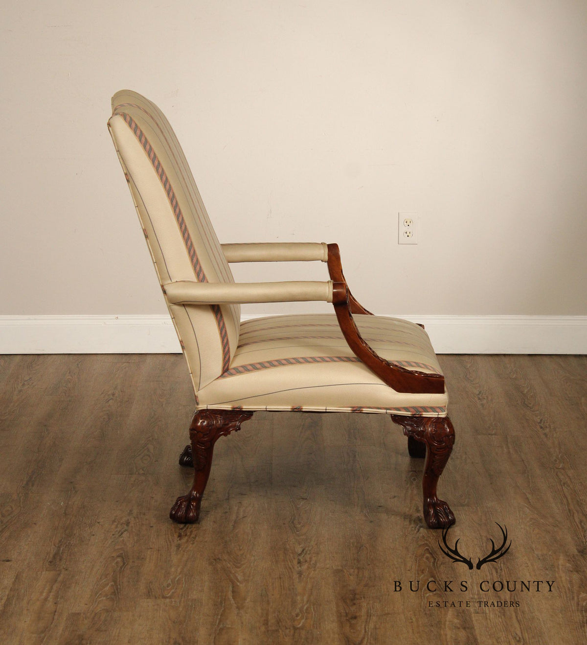Henredon Historic Natchez Collection Mahogany Armchair