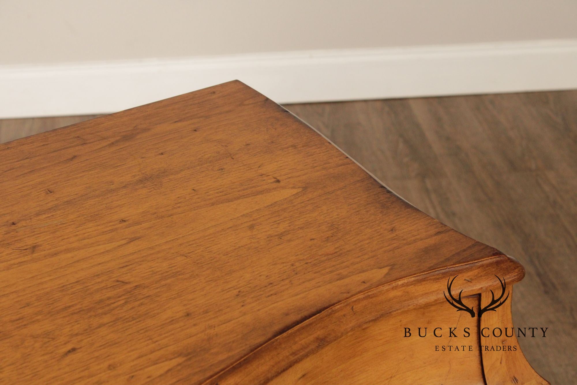 Italian Rococo Style Walnut Bombe Chest