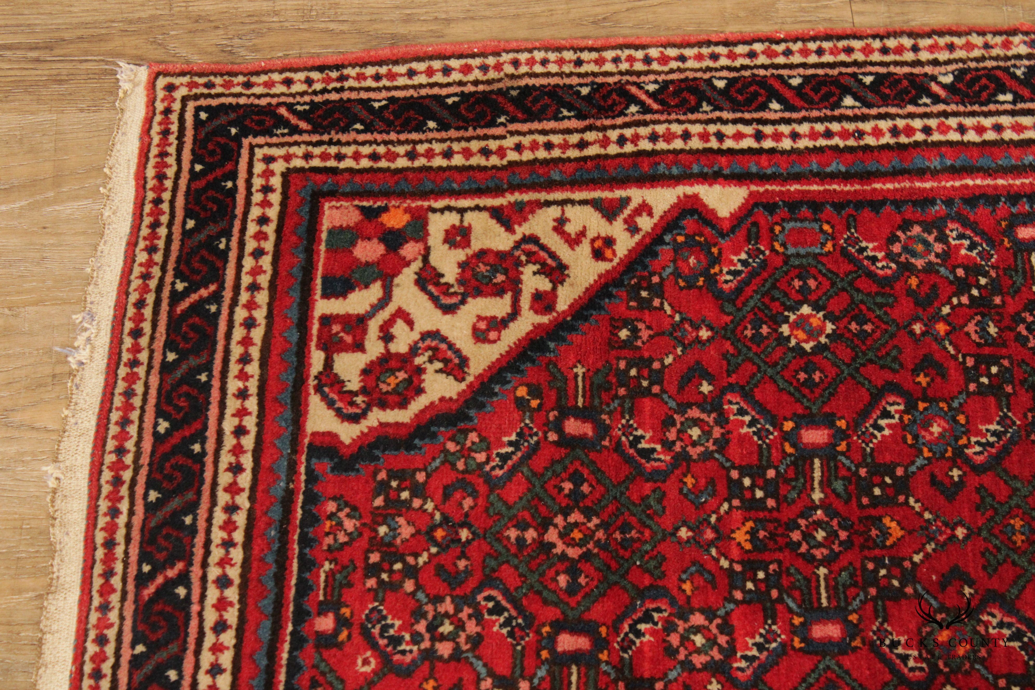 Persian Kashan Area Rug, 5' x 3'