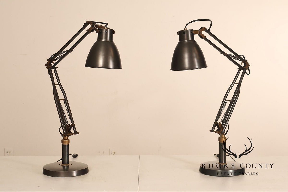 Restoration Hardware Pair of Desk Lamps