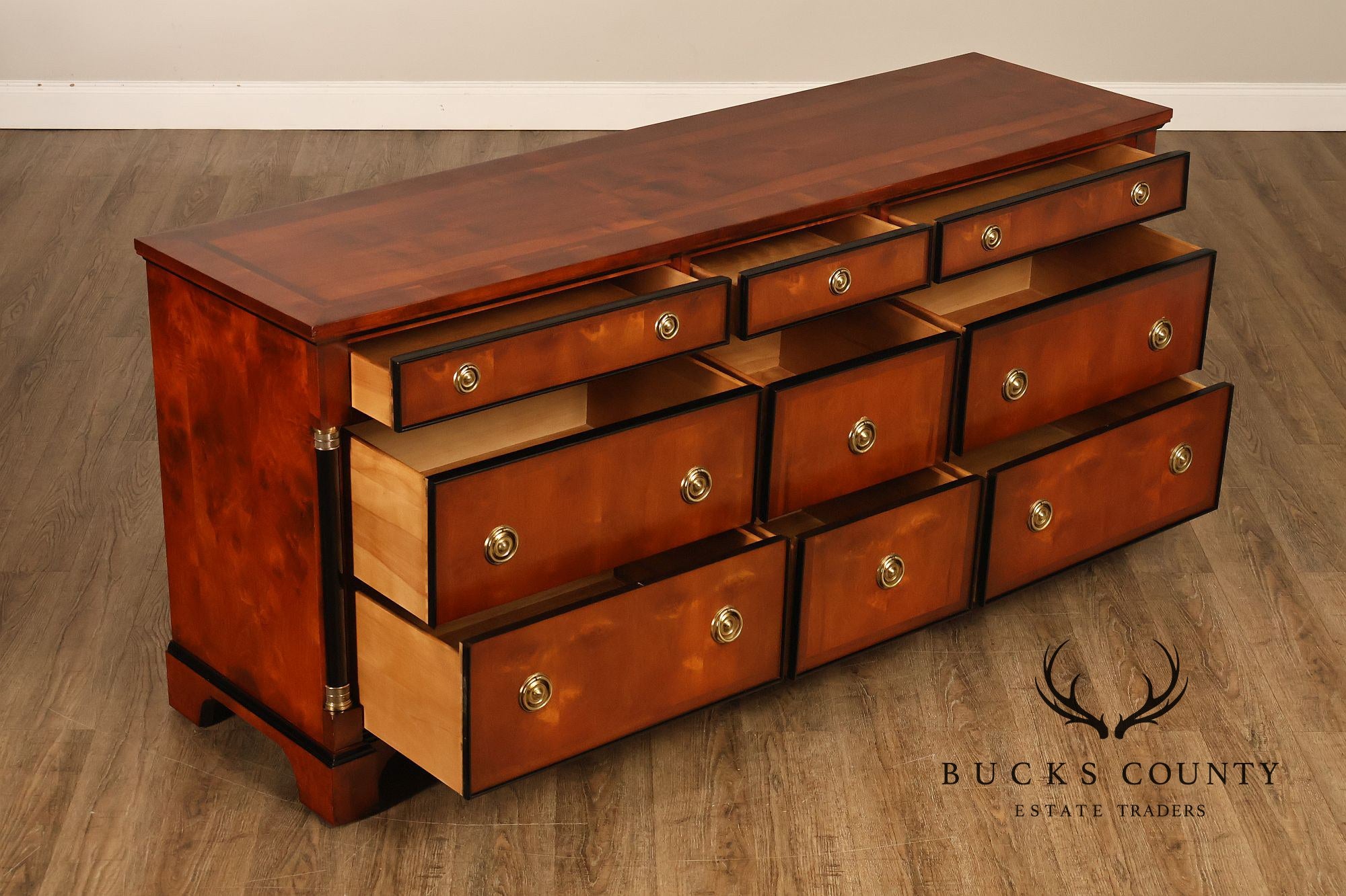 Century Furniture Biedermeier Style Triple Chest