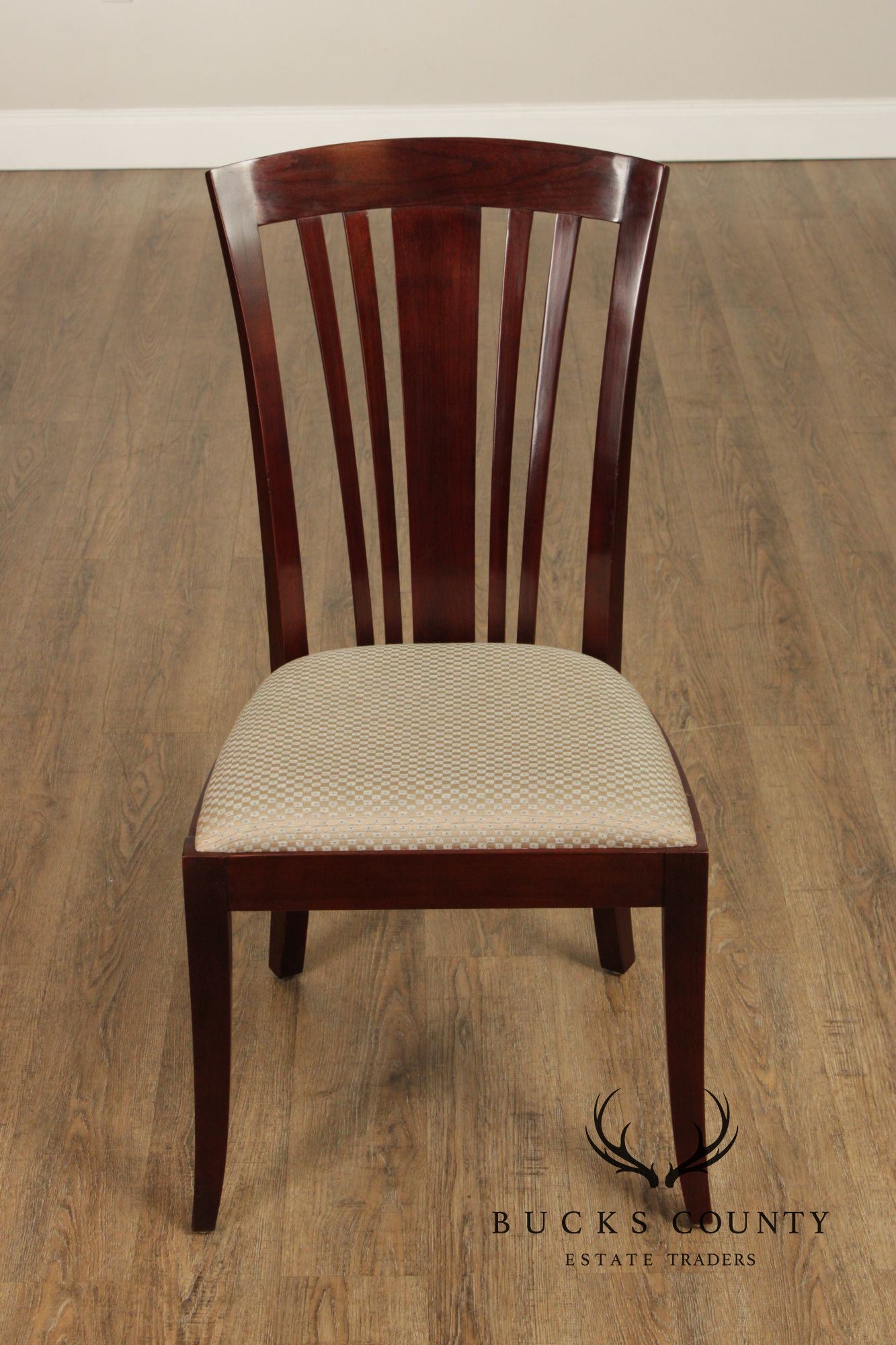Stickley Set of Ten Cherry 'Bayonne' Dining Chairs