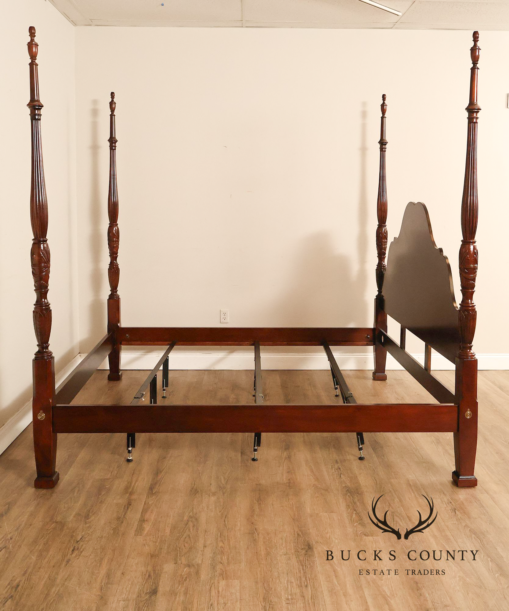 Century Furniture King Size Cherry Poster Bed