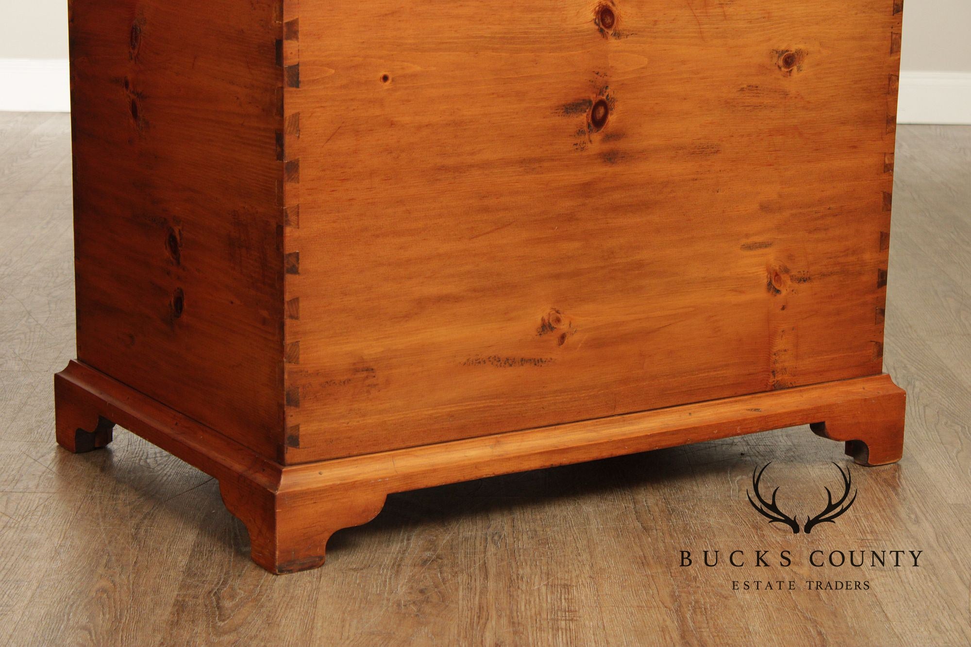 Georgian Style Dovetailed Pine Blanket Chest