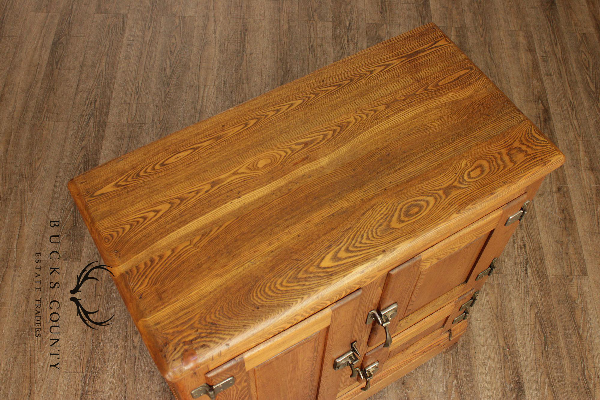 M. Poet & Sons Antique Oak Ice Box