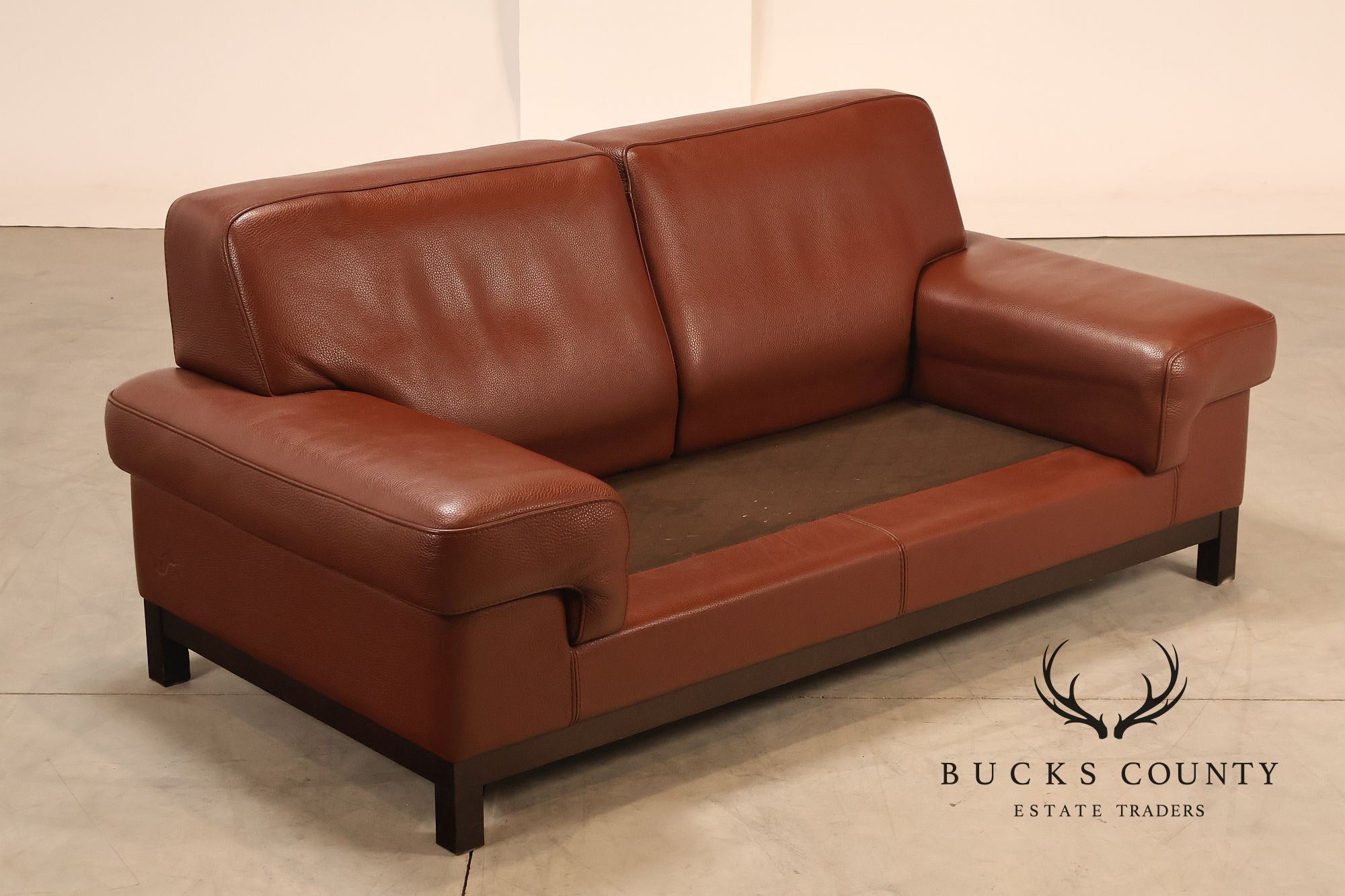 Formenti Italian Leather Loveseat