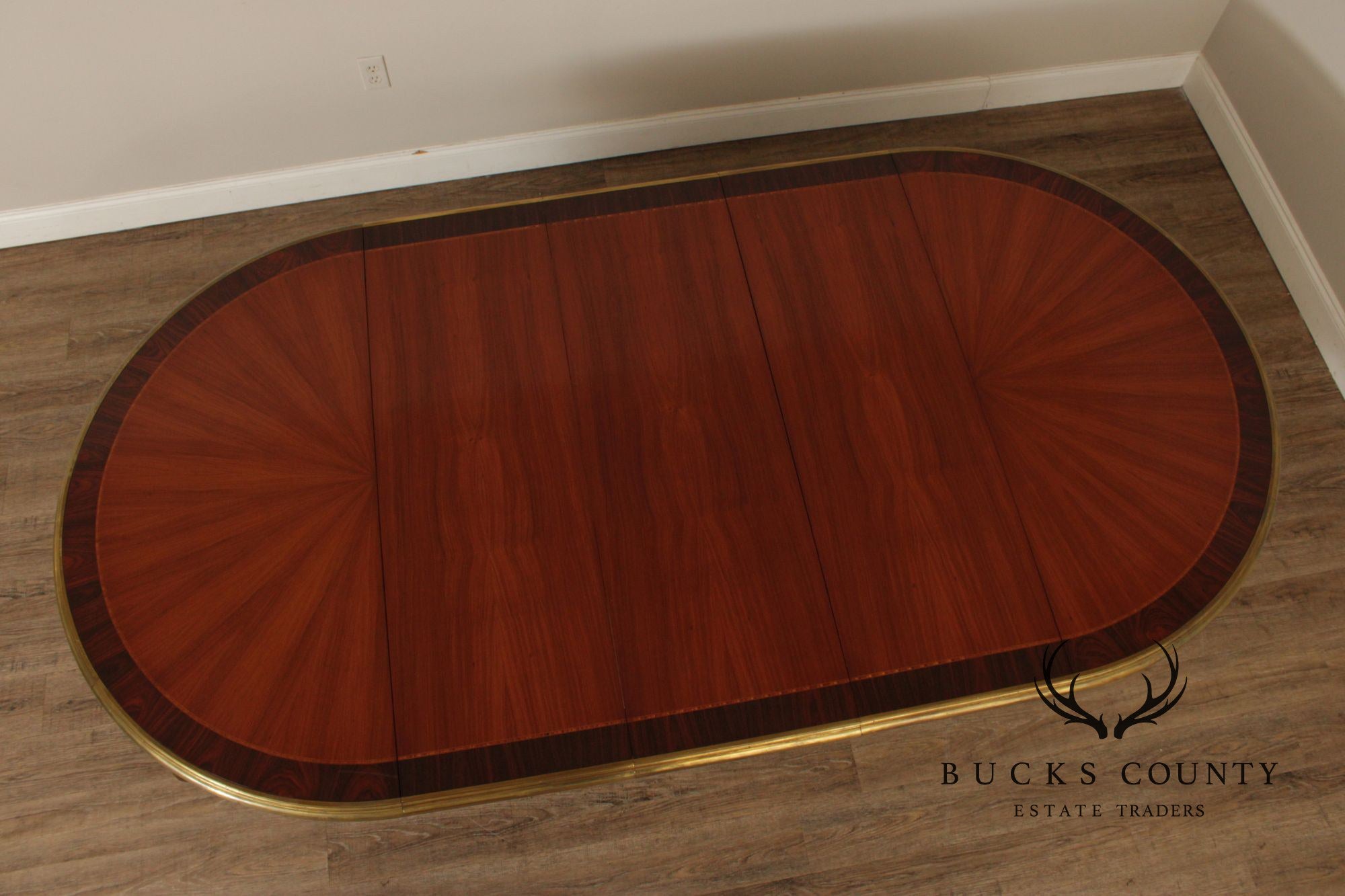 French Louis XV Style Ormolu Mounted Round Expandable Dining Table