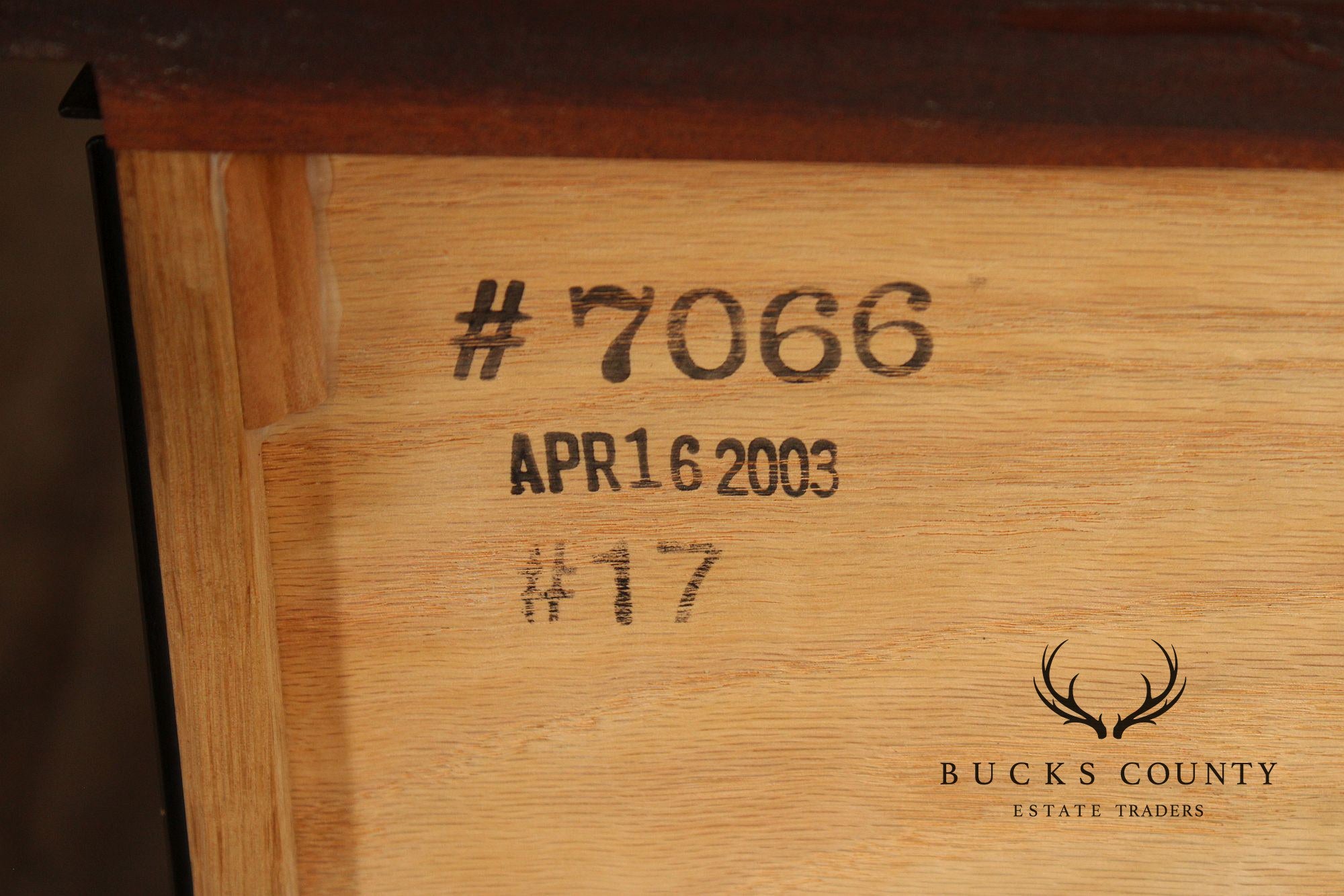 Stickley Georgian Style Banded Mahogany Writing Desk