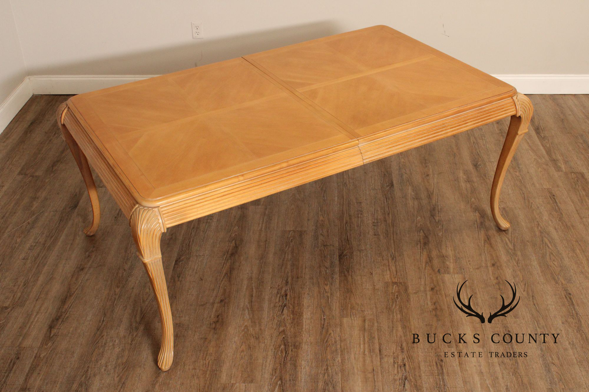 Bernhardt French Art Deco Style Expandable Dining Table