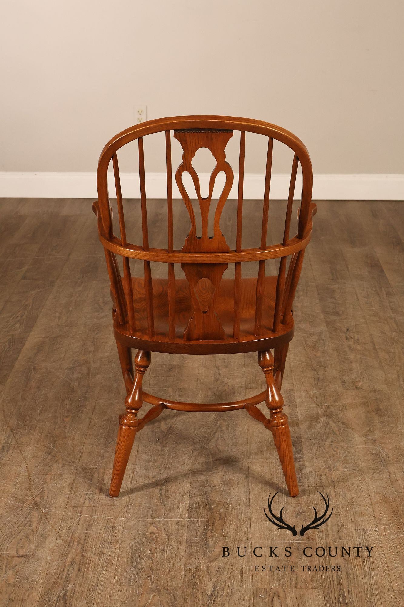 Nichols & Stone Set Of Four Windsor Dining Chairs