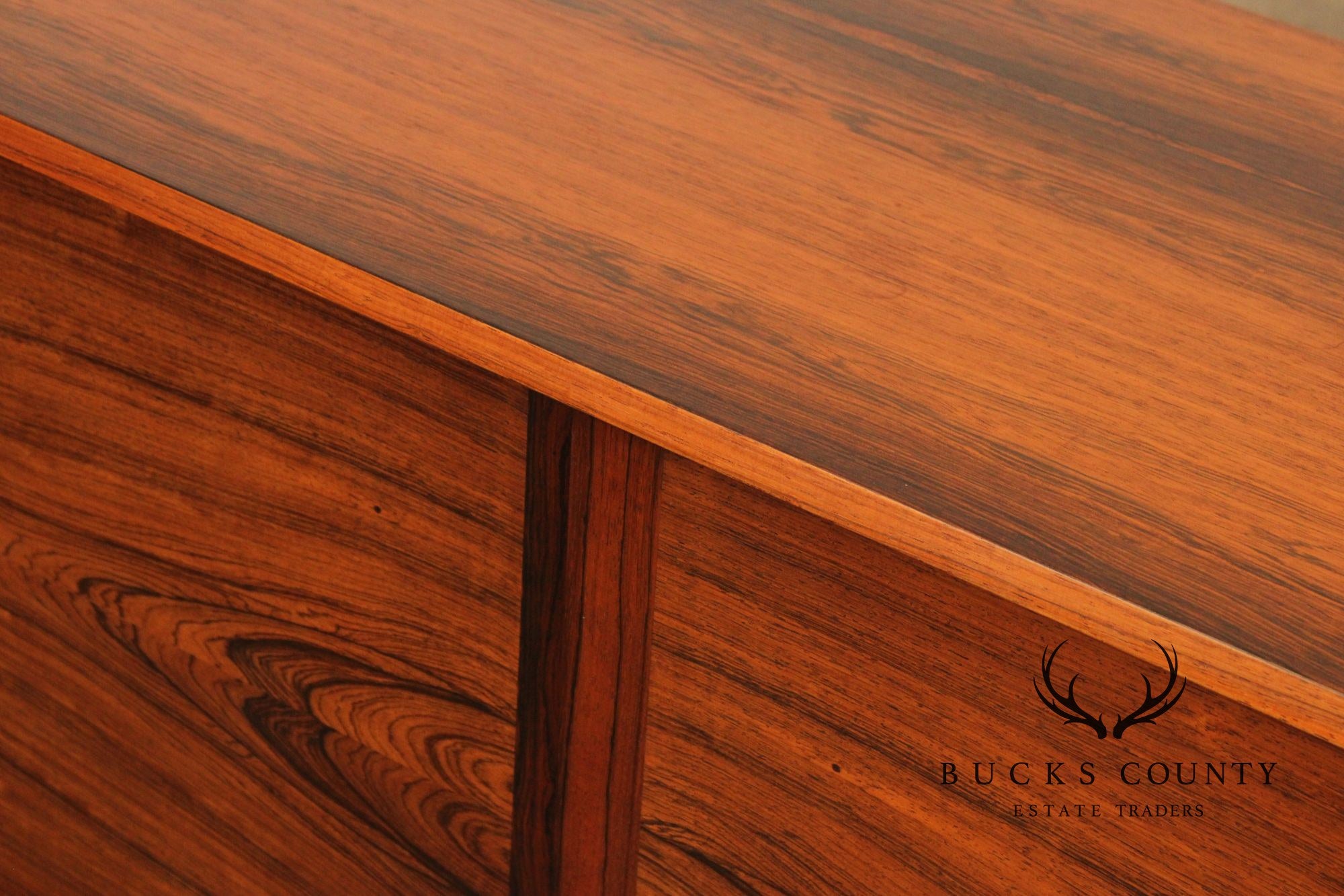 Danish Modern Mid Century Rosewood Sideboard Credenza