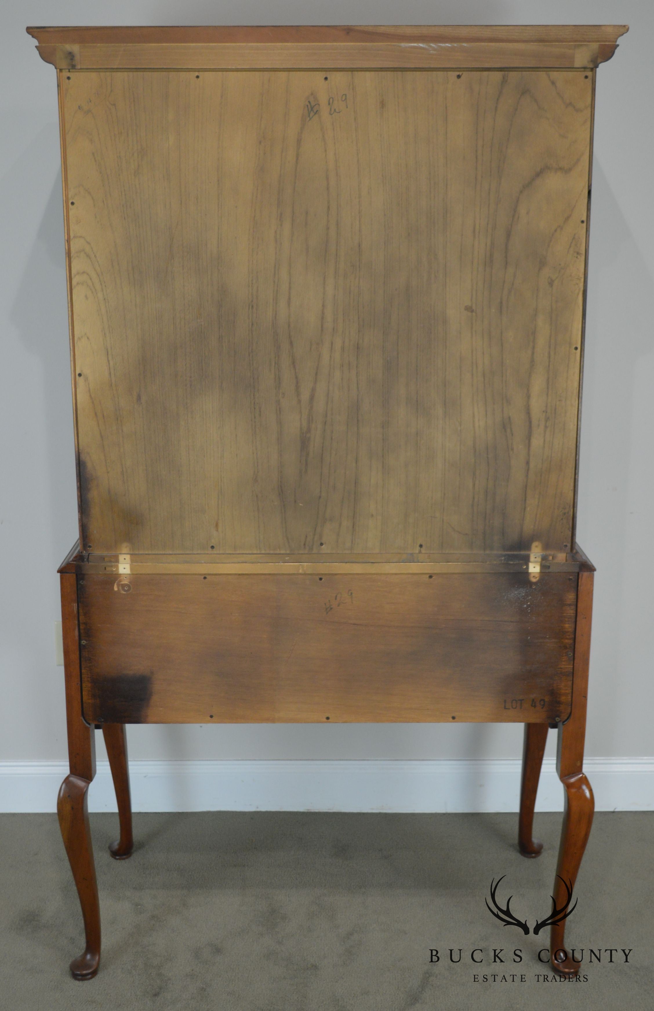 Hickory Chair New England Style Maple Highboy