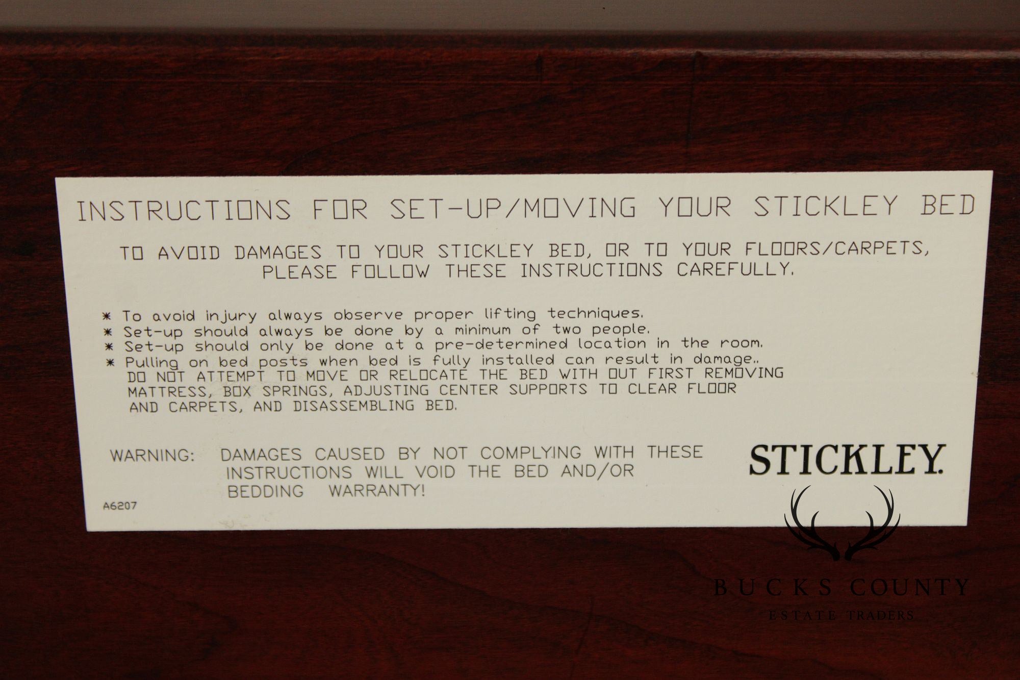 Stickley Cherry Queen Poster Bed