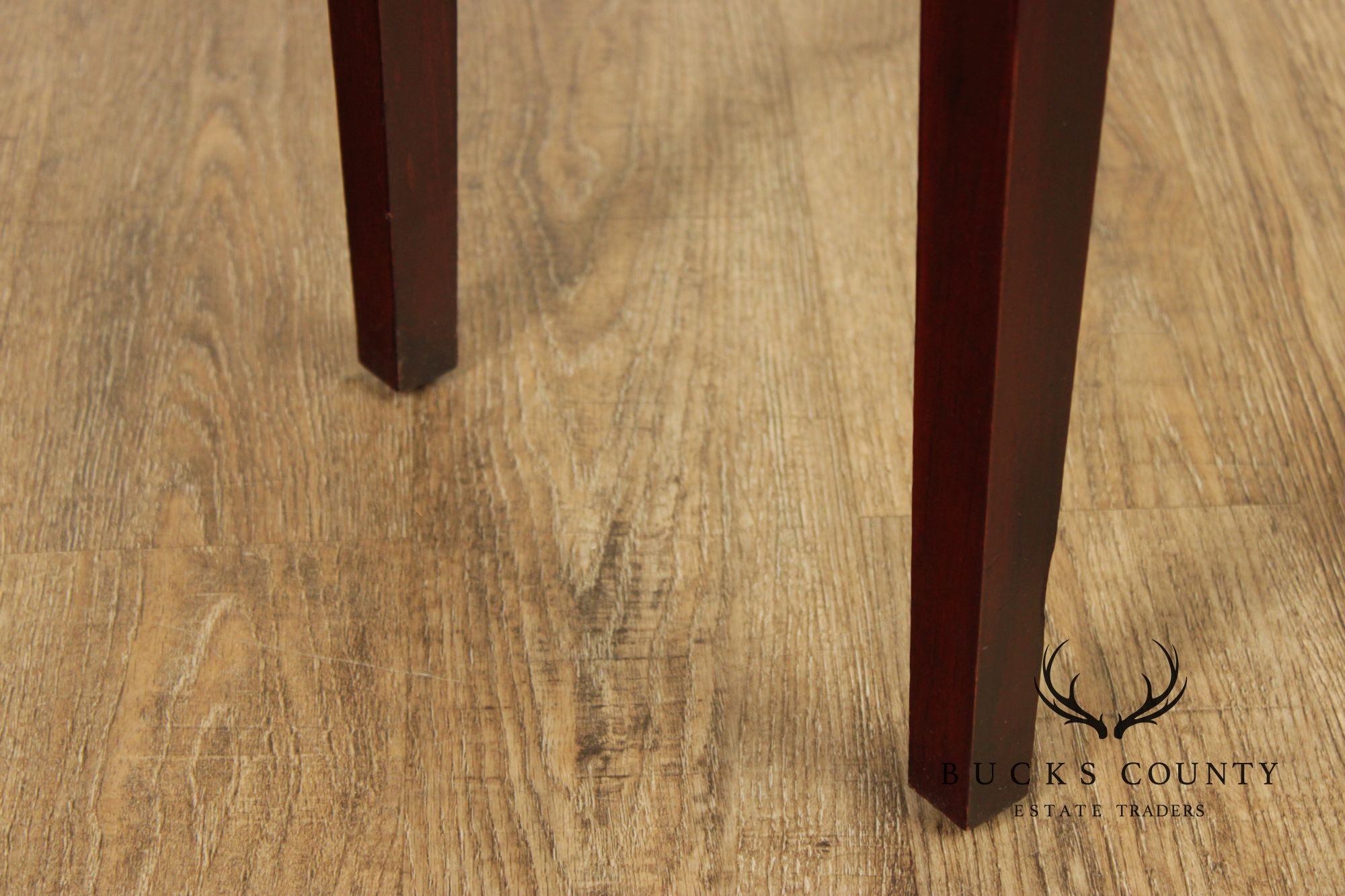 Georgian Style Shell Carved Narrow Console Table