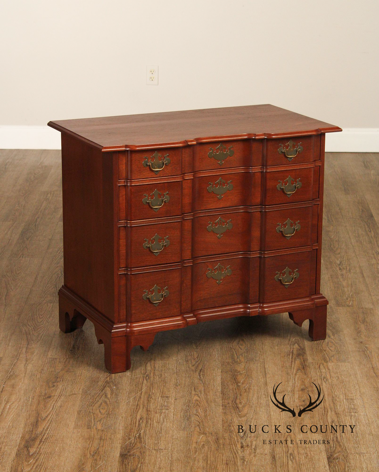 Bartley Collection Mahogany Blockfront Chest of Drawers