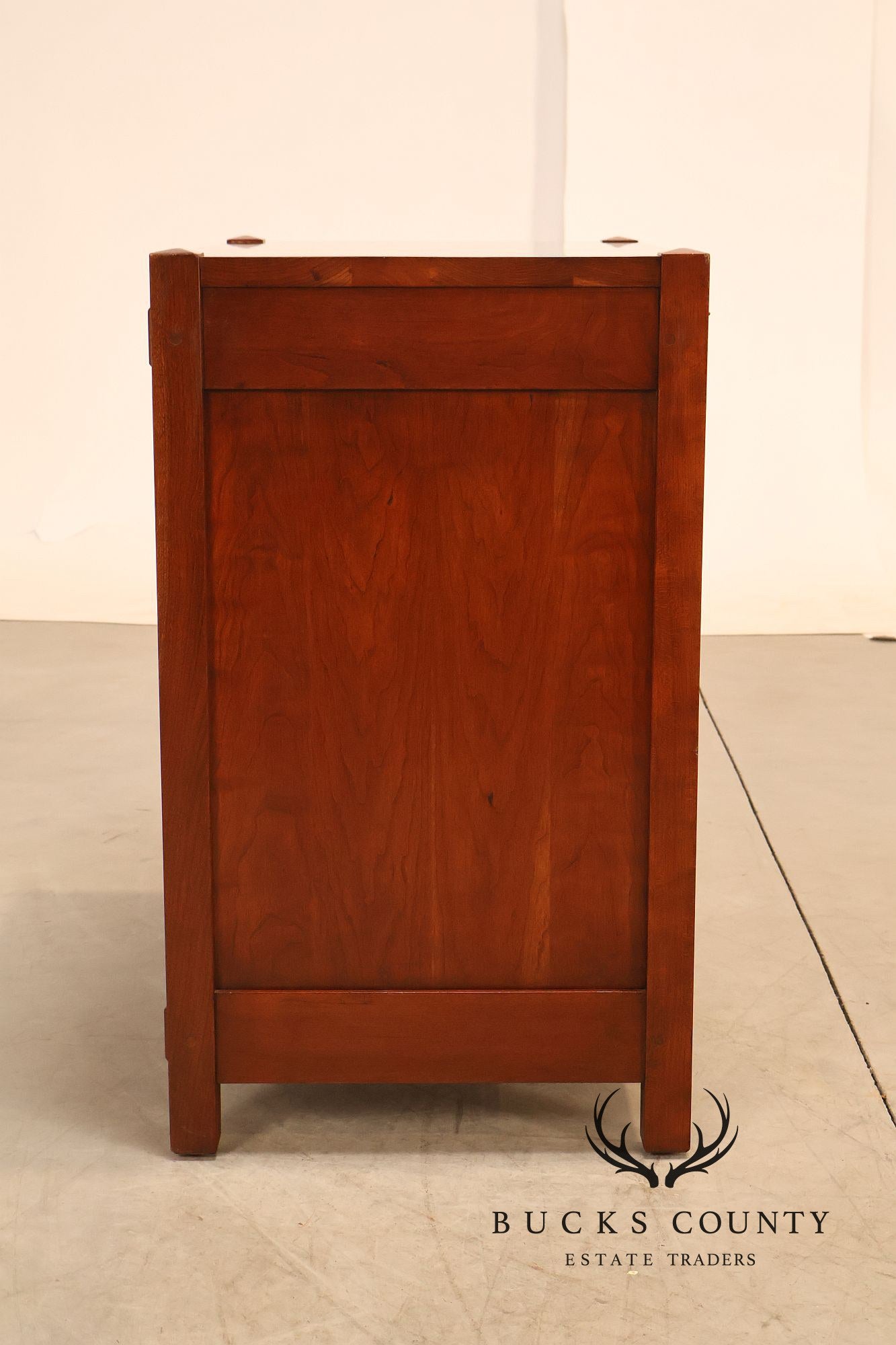 Stickley Mission Collection Pair Of Cherry Three Drawer Nightstands