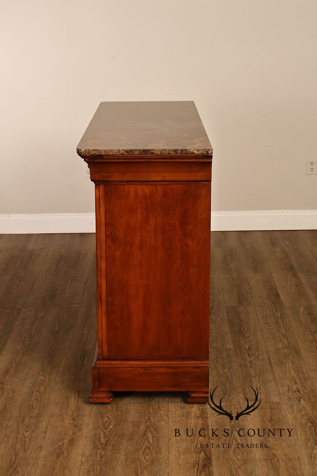 Thomasville King Street Collection Marble Top Four Door Credenza