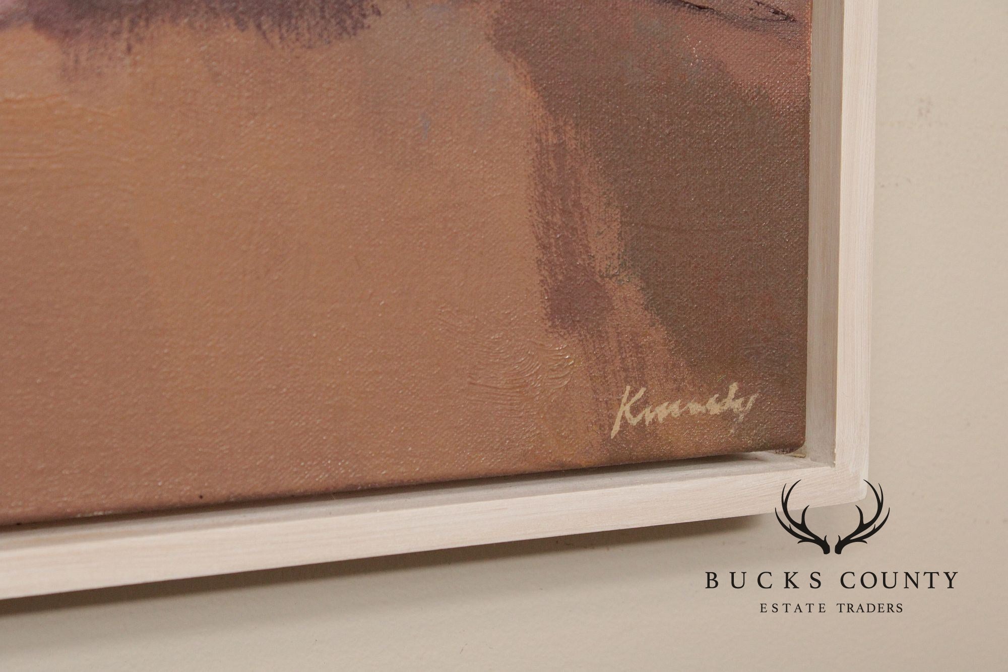 Tim Kennedy Oil on Canvas Portrait, 'Holly Reading'