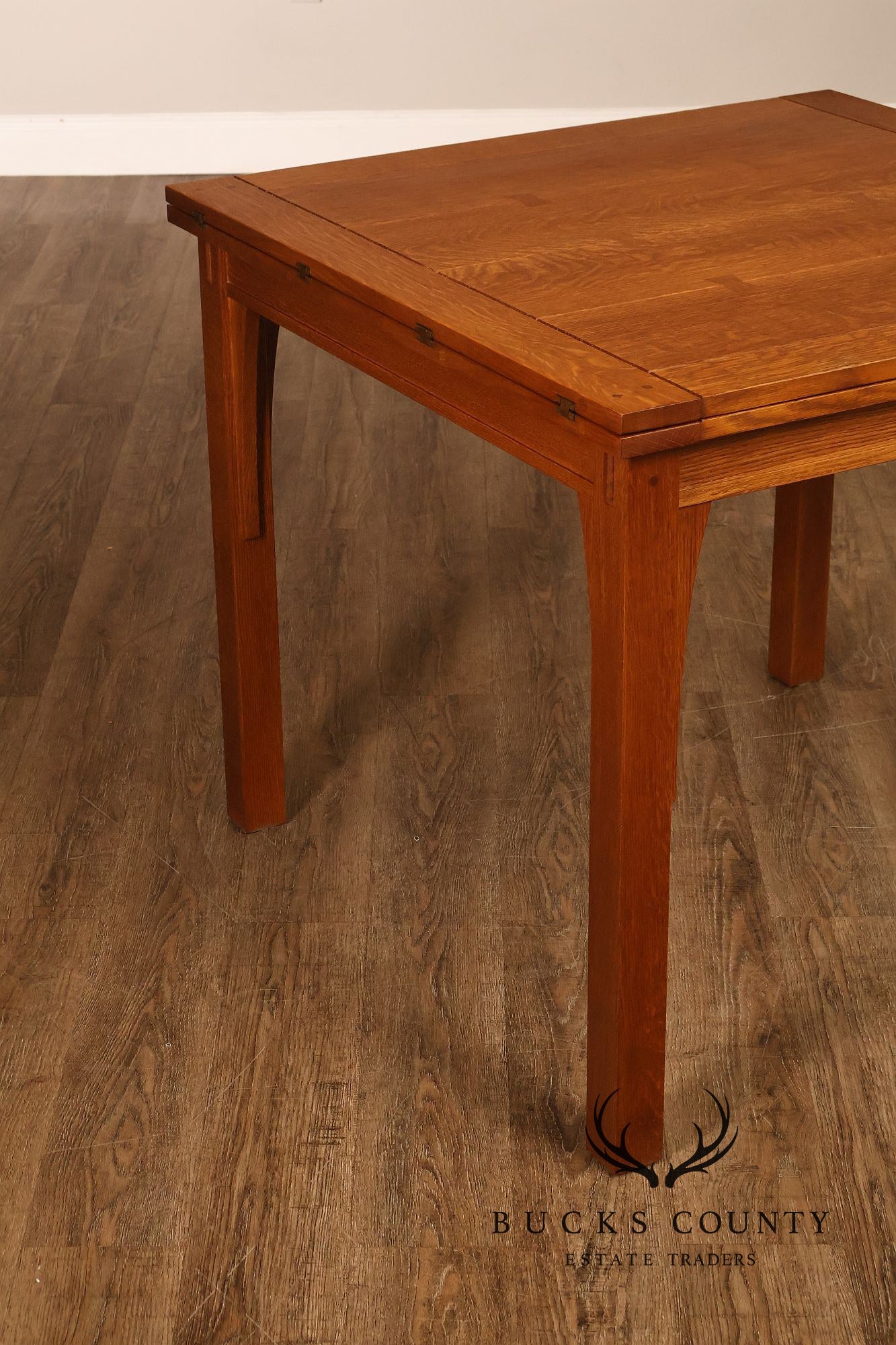 Stickley Mission Collection Oak Flip Top Dining Table