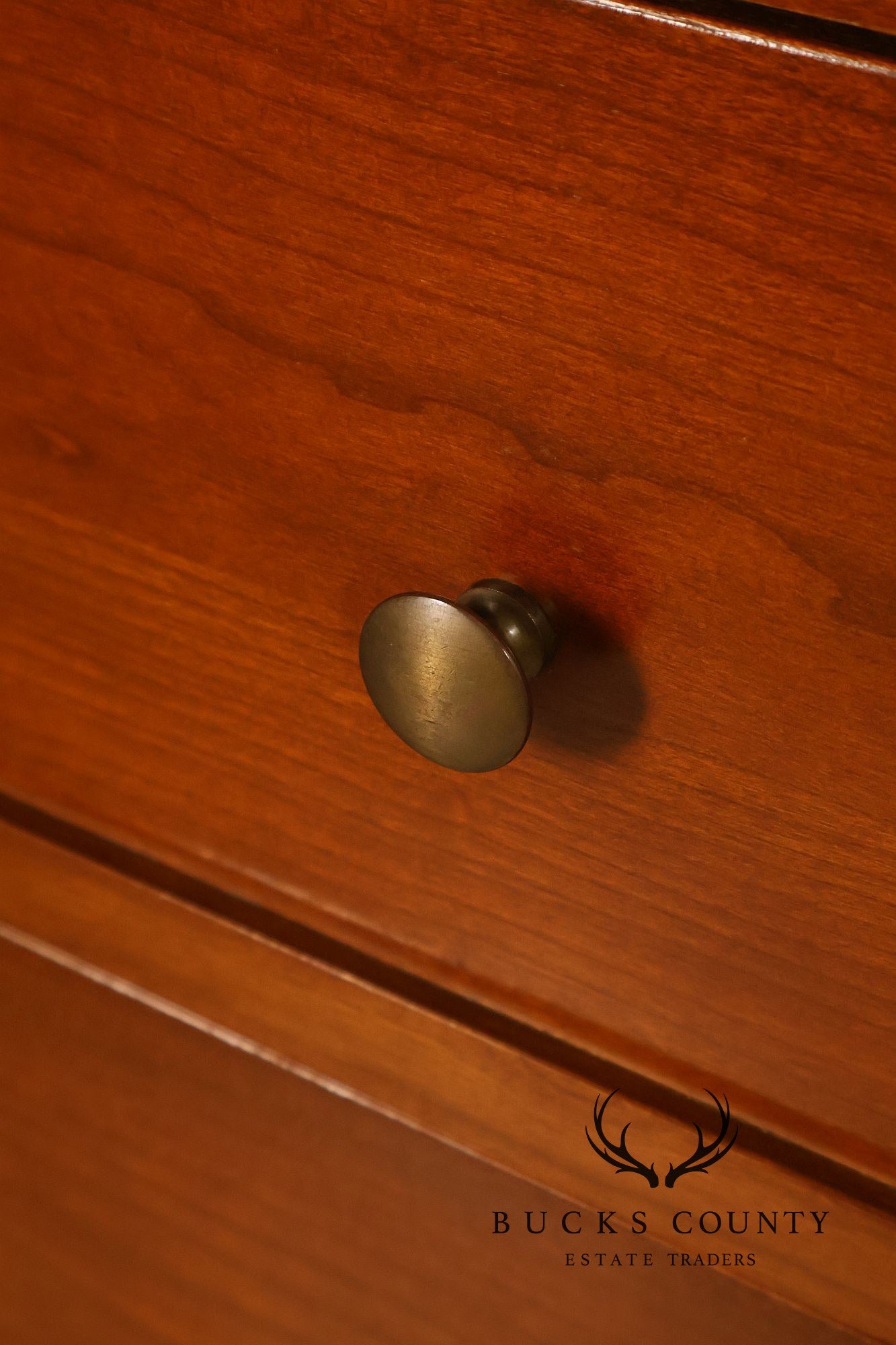 Louis Philippe Style Cherry Seven Drawer Tall Chest Of Drawers