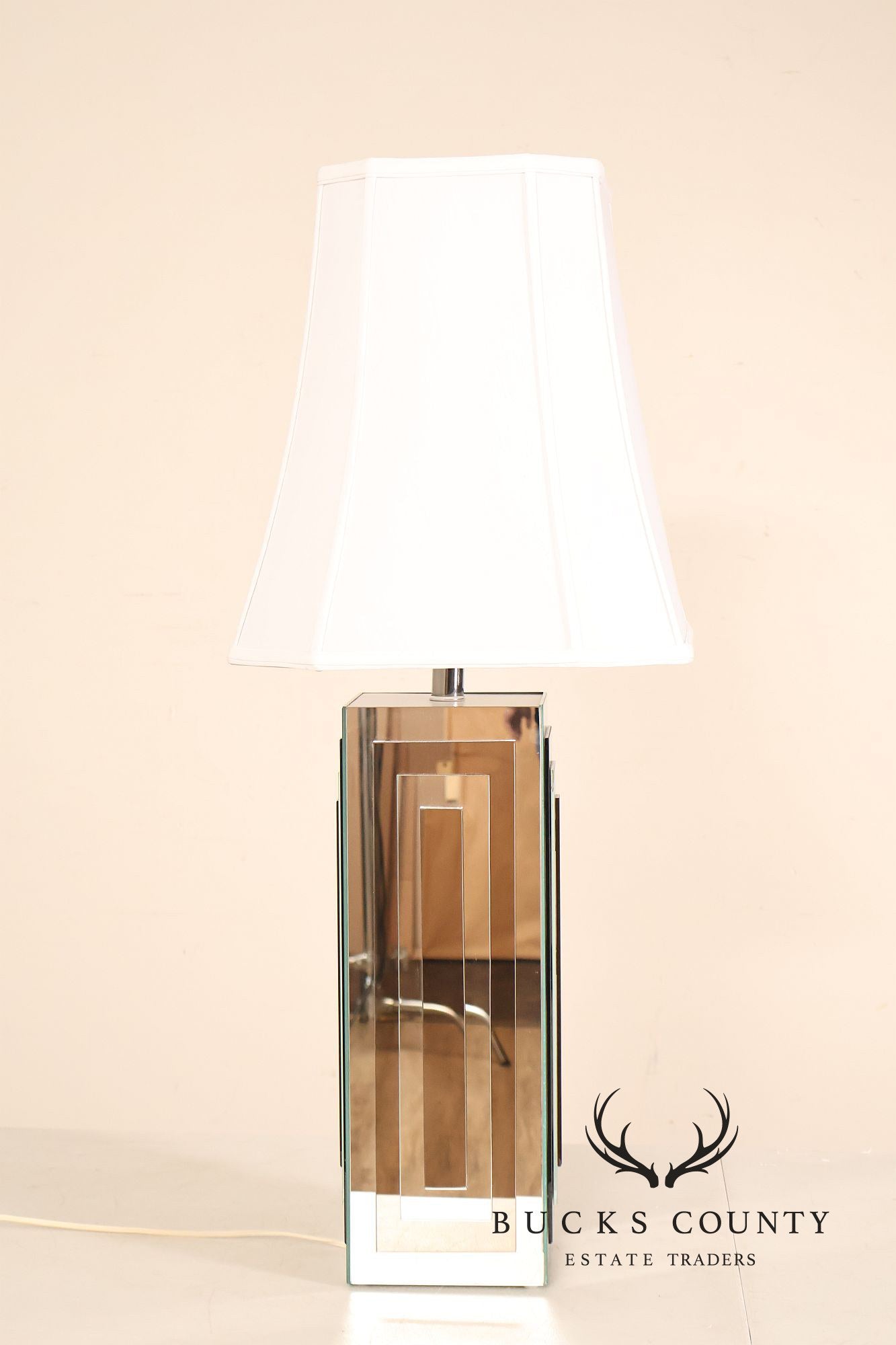 Ello Hollywood Regency Mirrored Table Lamp