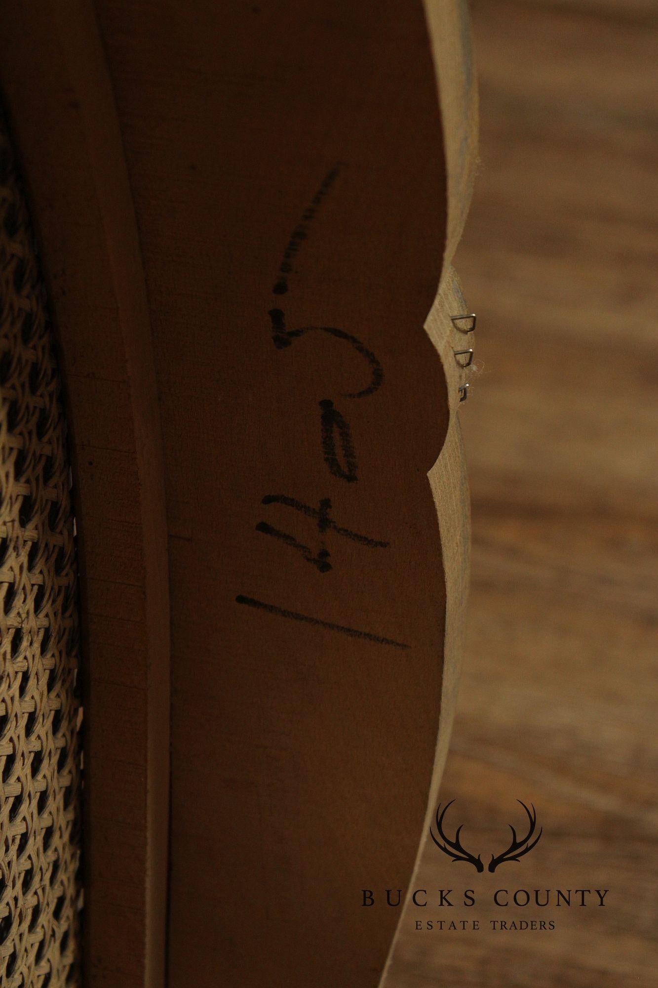 French Louis XV Style Caned Fauteuil Armchair