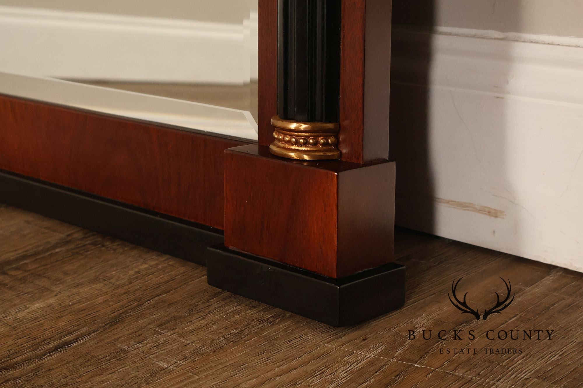 Mariner Fine Furniture Empire Style Mahogany Frame Wall Mirror
