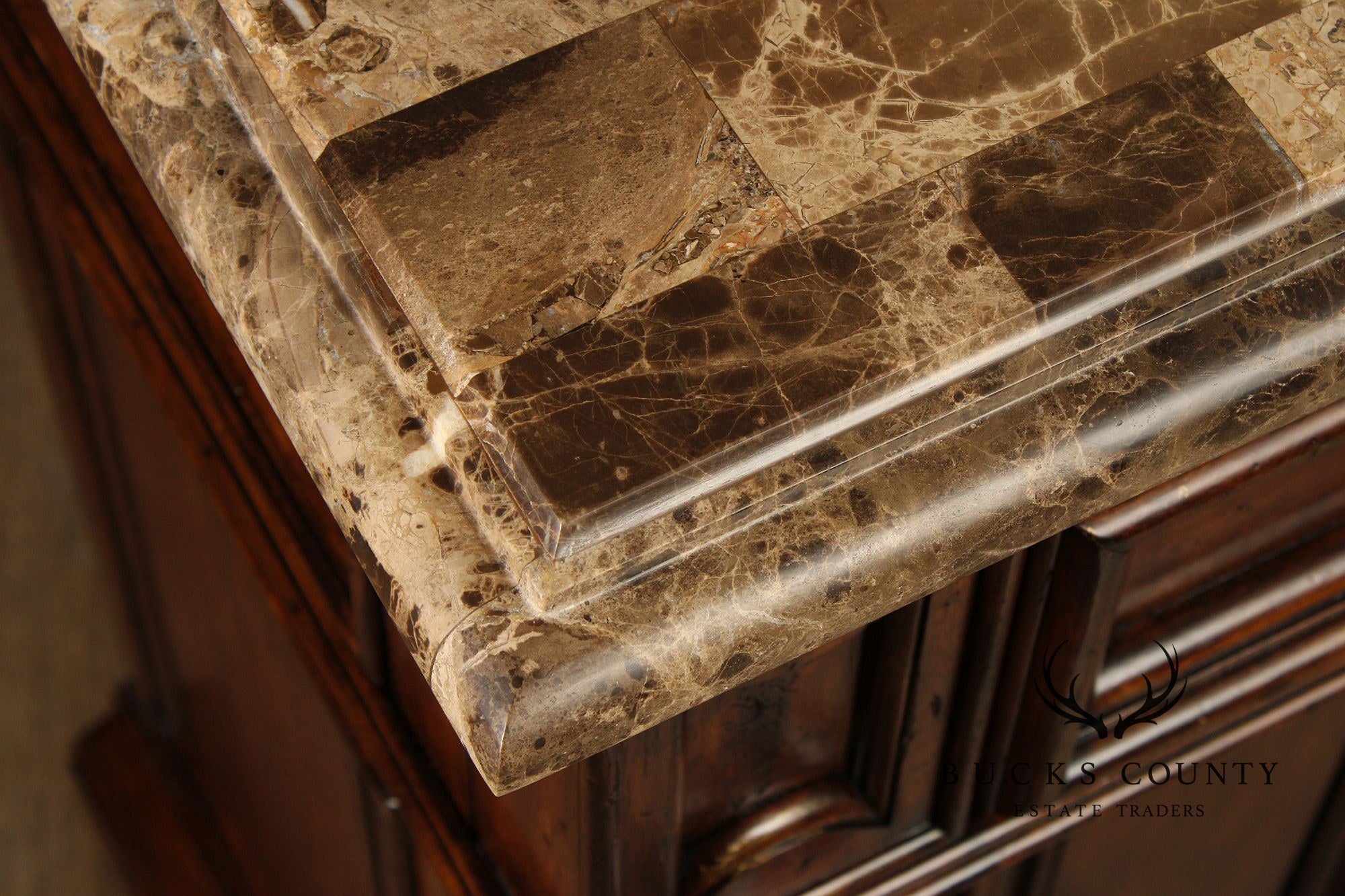 Empire Style Large Carved Sideboard