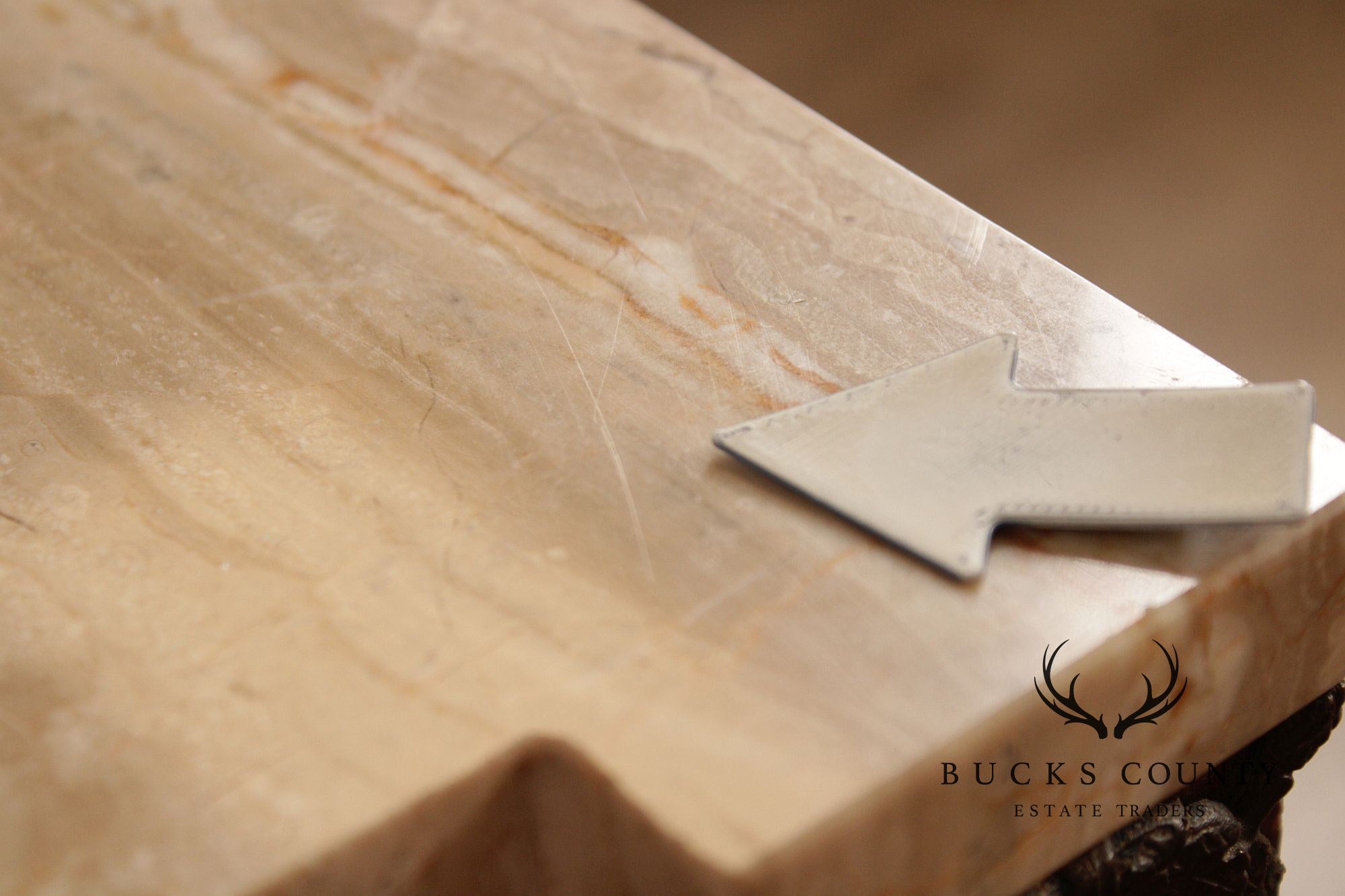 Antique French Marble Top Neoclassical Style Pedestal