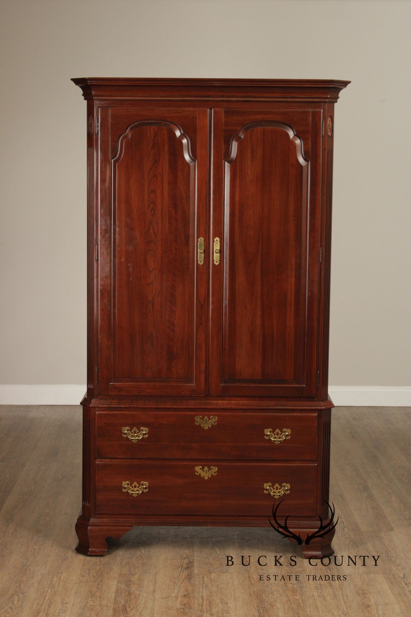Ethan Allen Georgian Court Collection Cherry Armoire