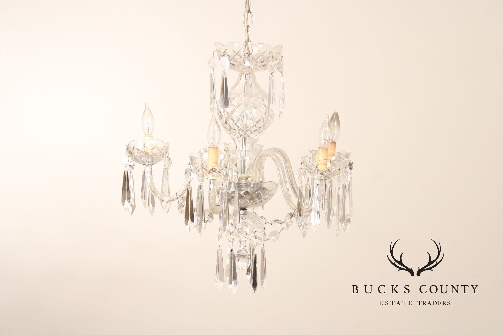 Waterford Crystal Five Light Chandelier