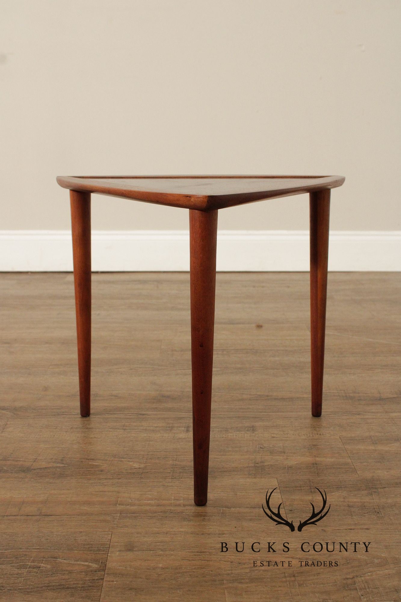 Arthur Umanoff Mid Century Modern Walnut Side Table