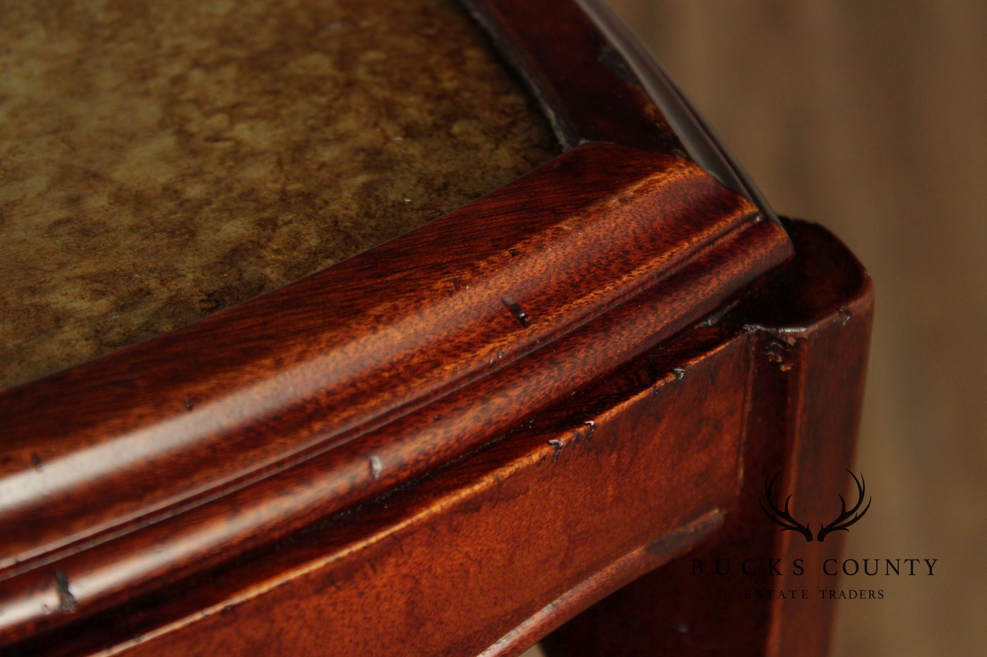 South Cone Regency Style Eglomise Three Tier Etagere Stand