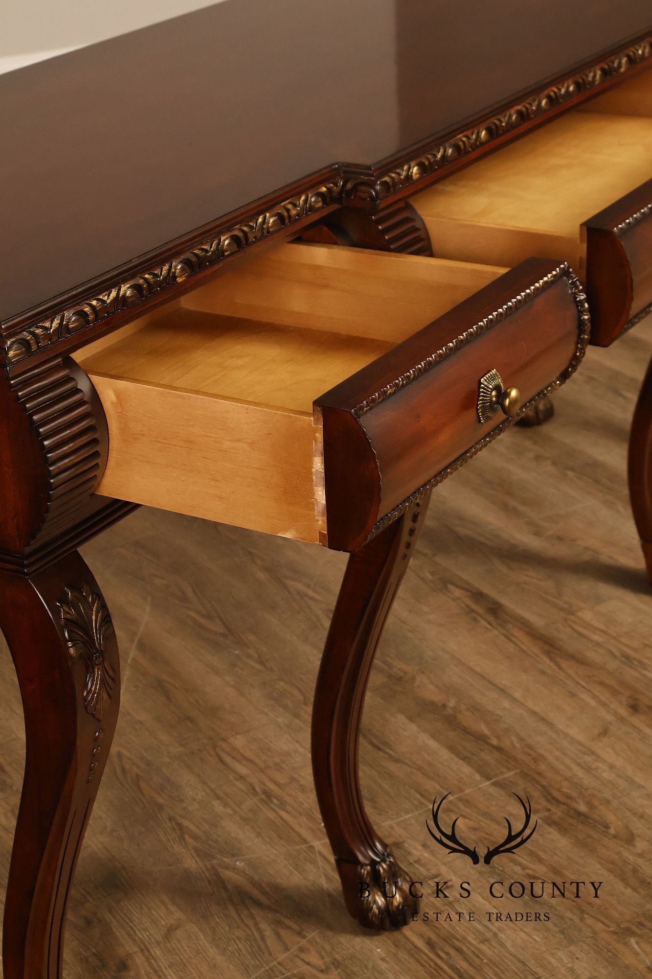 Century Furniture Georgian Style Mahogany Console Sideboard