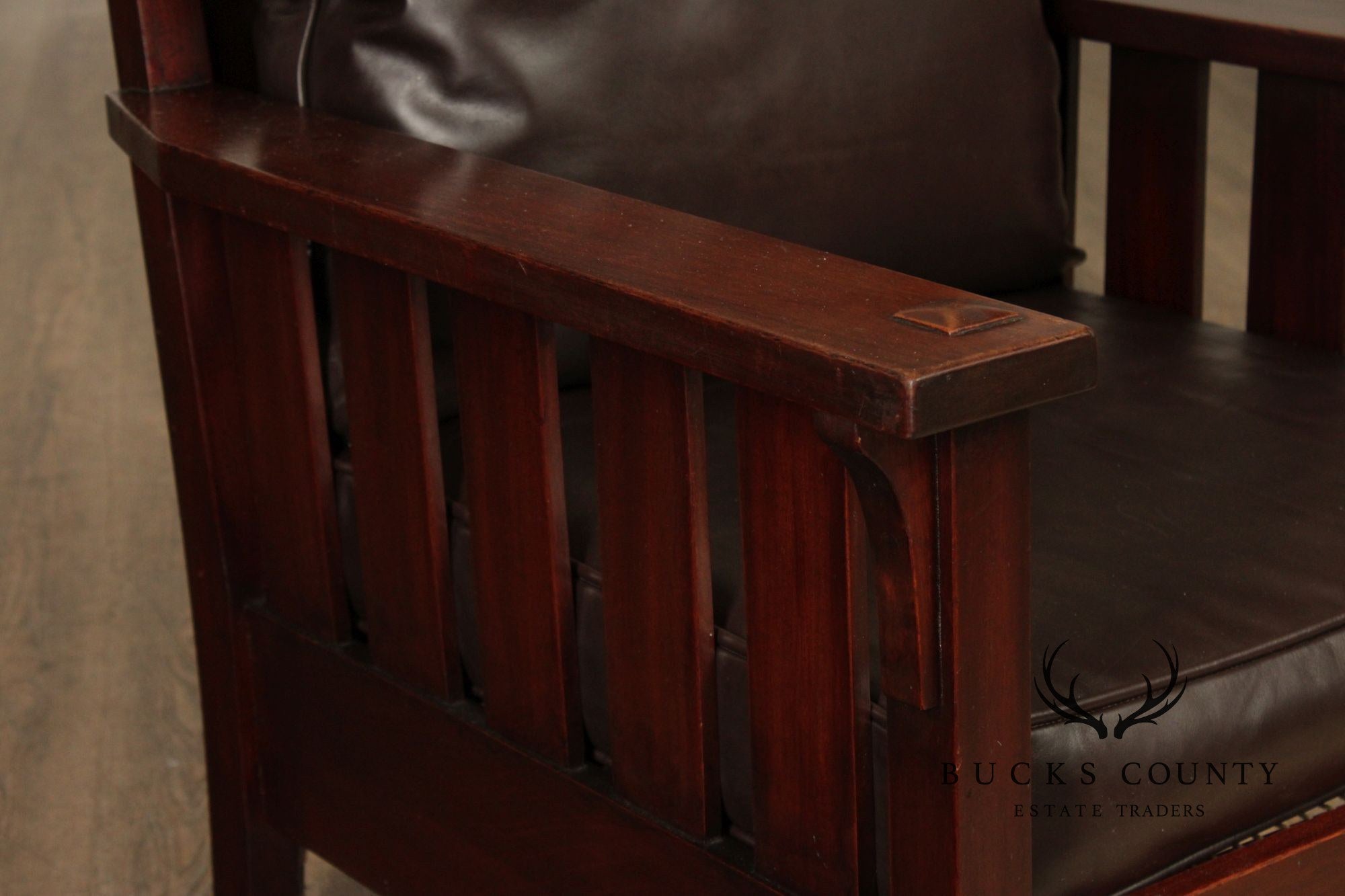 Gustav Stickley Antique Mission Mahogany Armchair