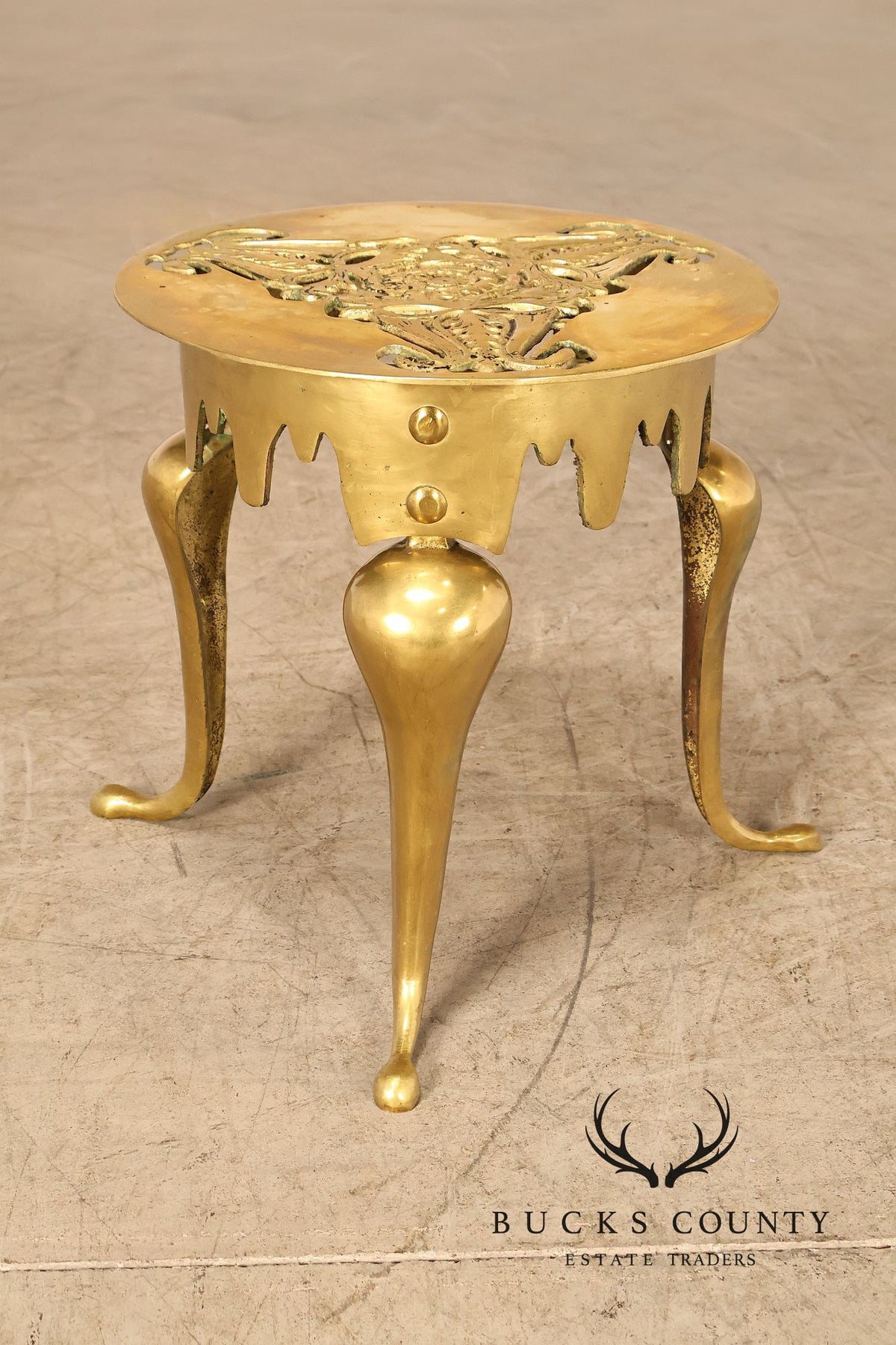 Vintage Brass Trivet Stand