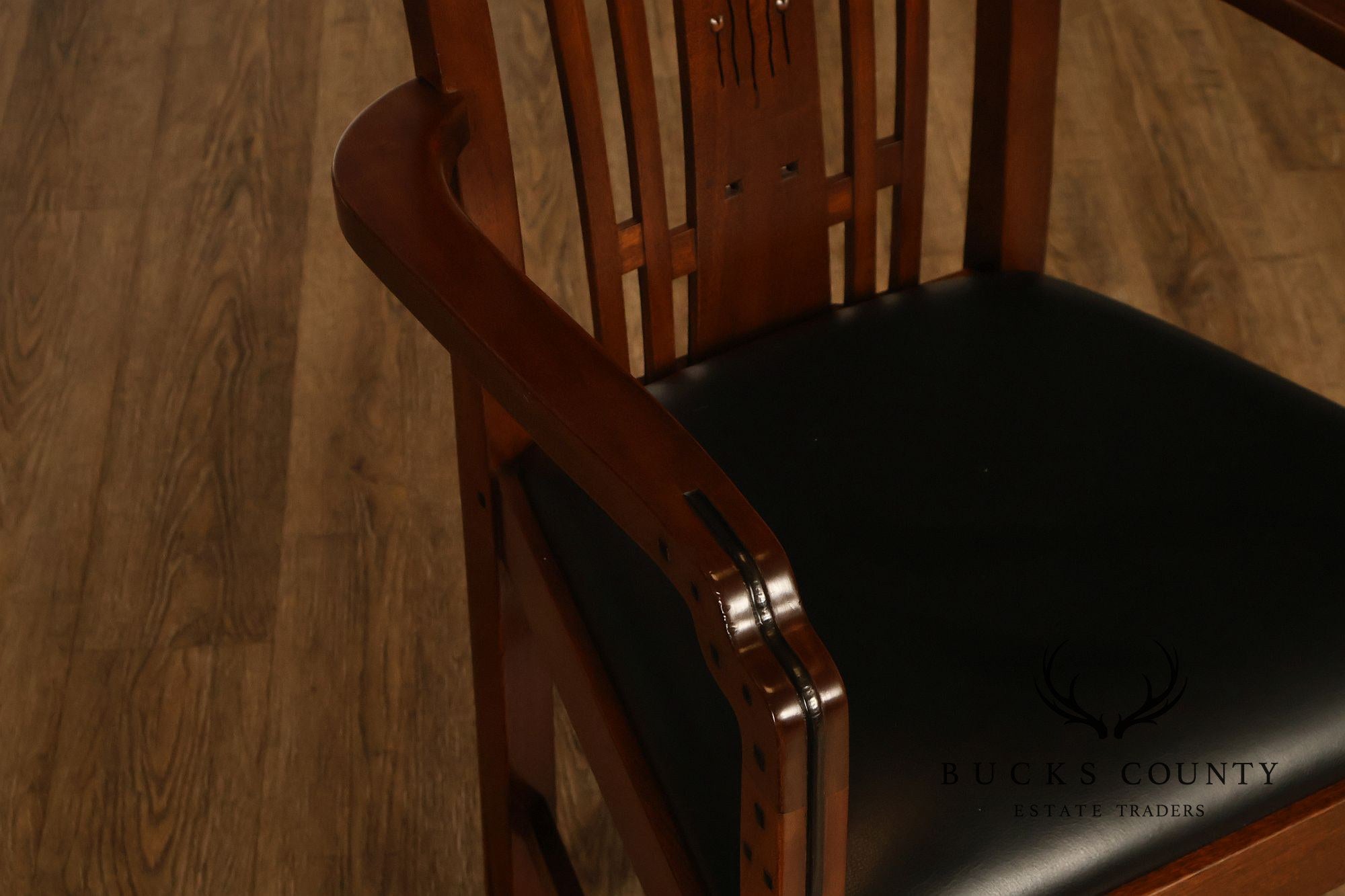 Stickley Pasadena Bungalow Blacker House Set Of Six Mahogany Dining Chairs